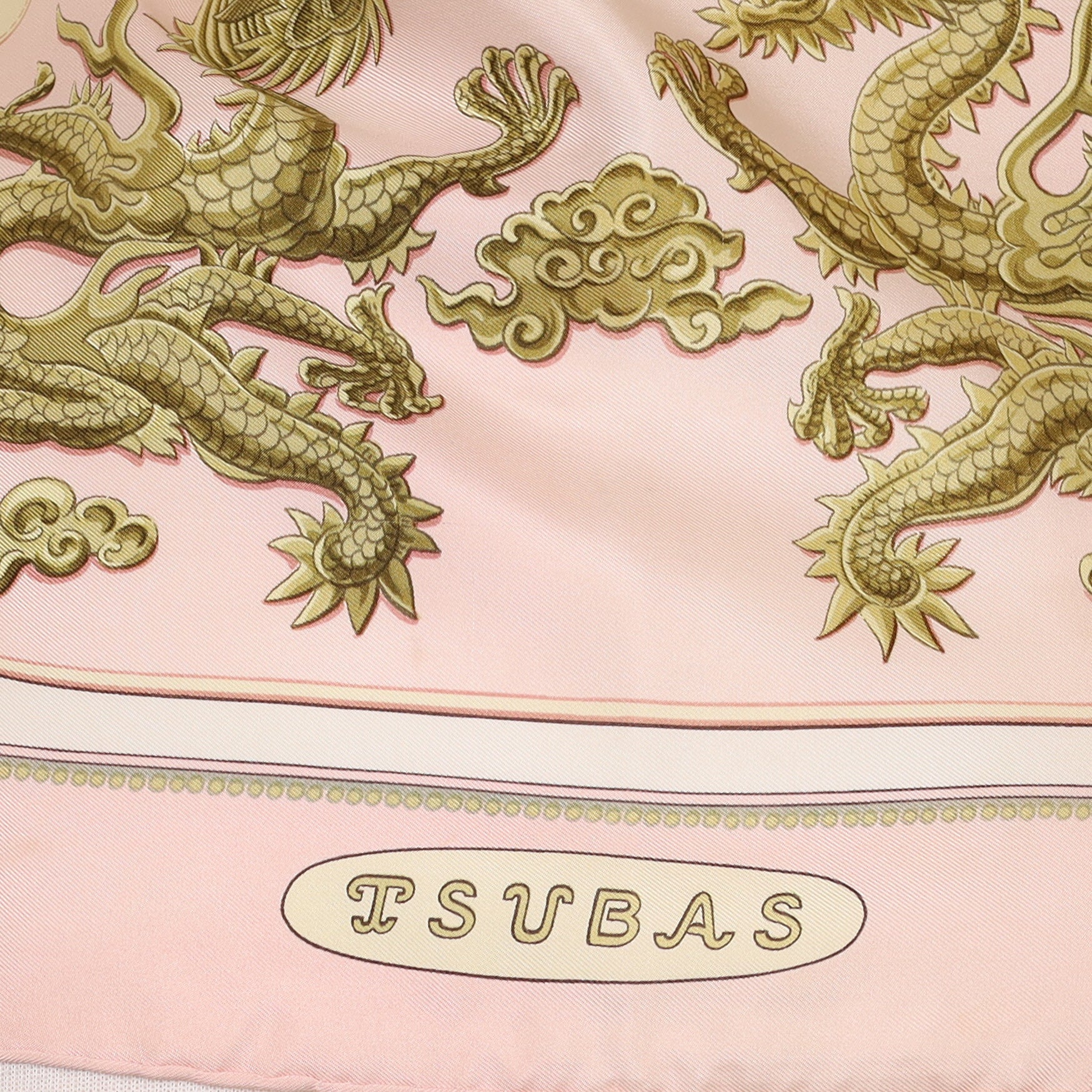 Hermès Tsubas Vintage Silk Scarf