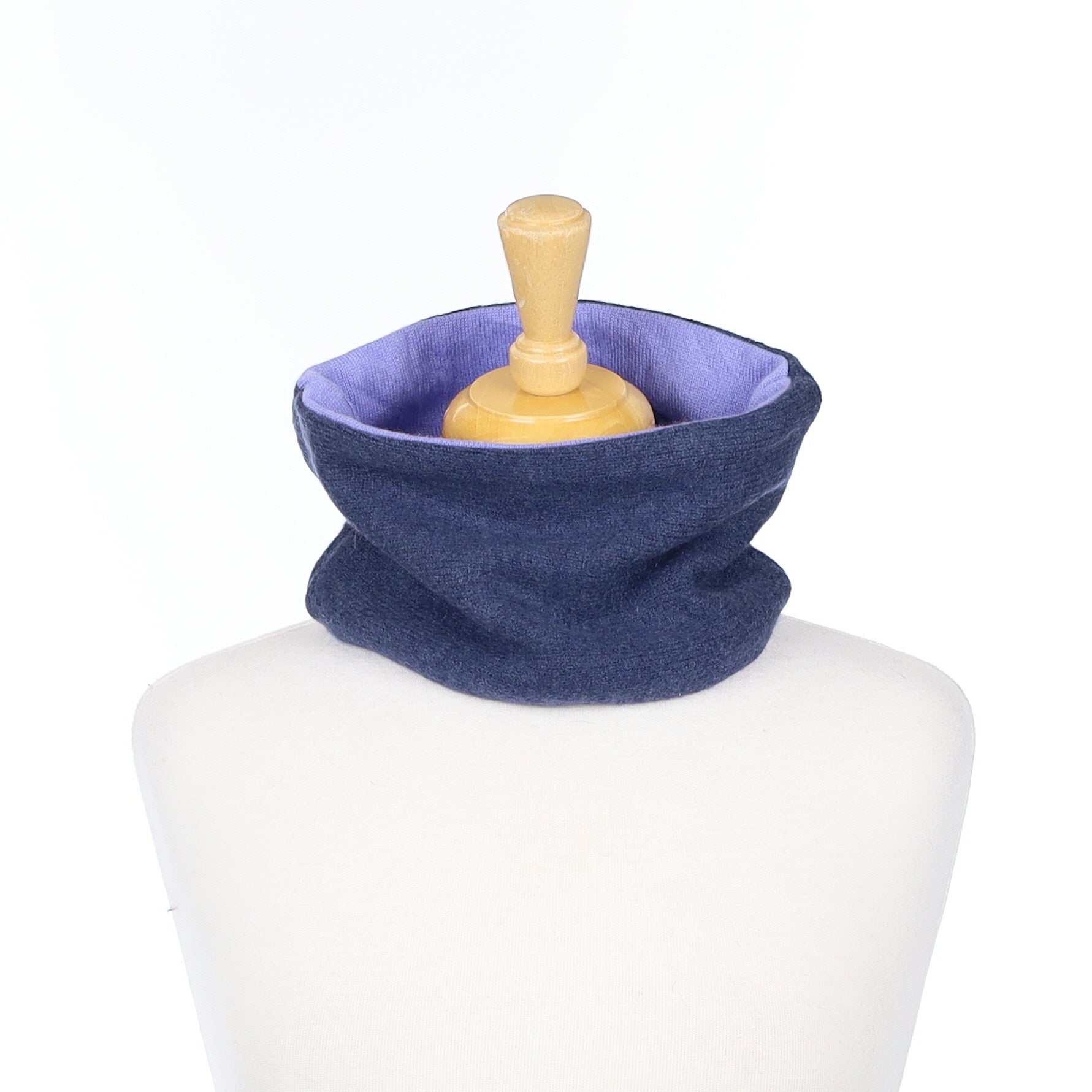 Navel Blue and Purple Neck Warmer