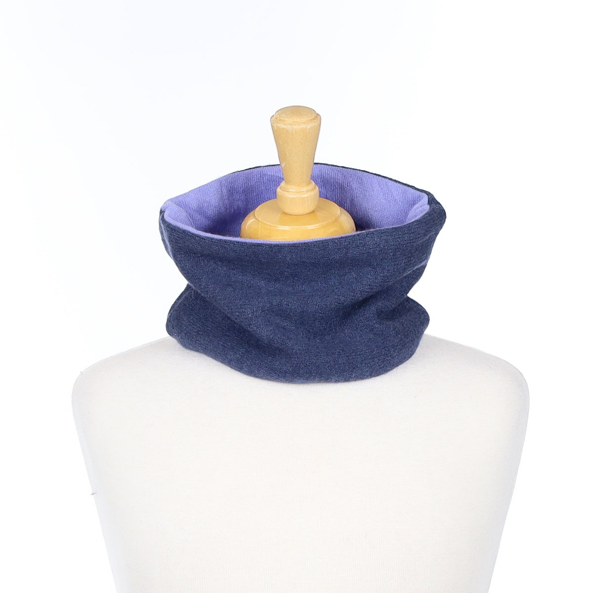 Navel Blue and Purple Neck Warmer