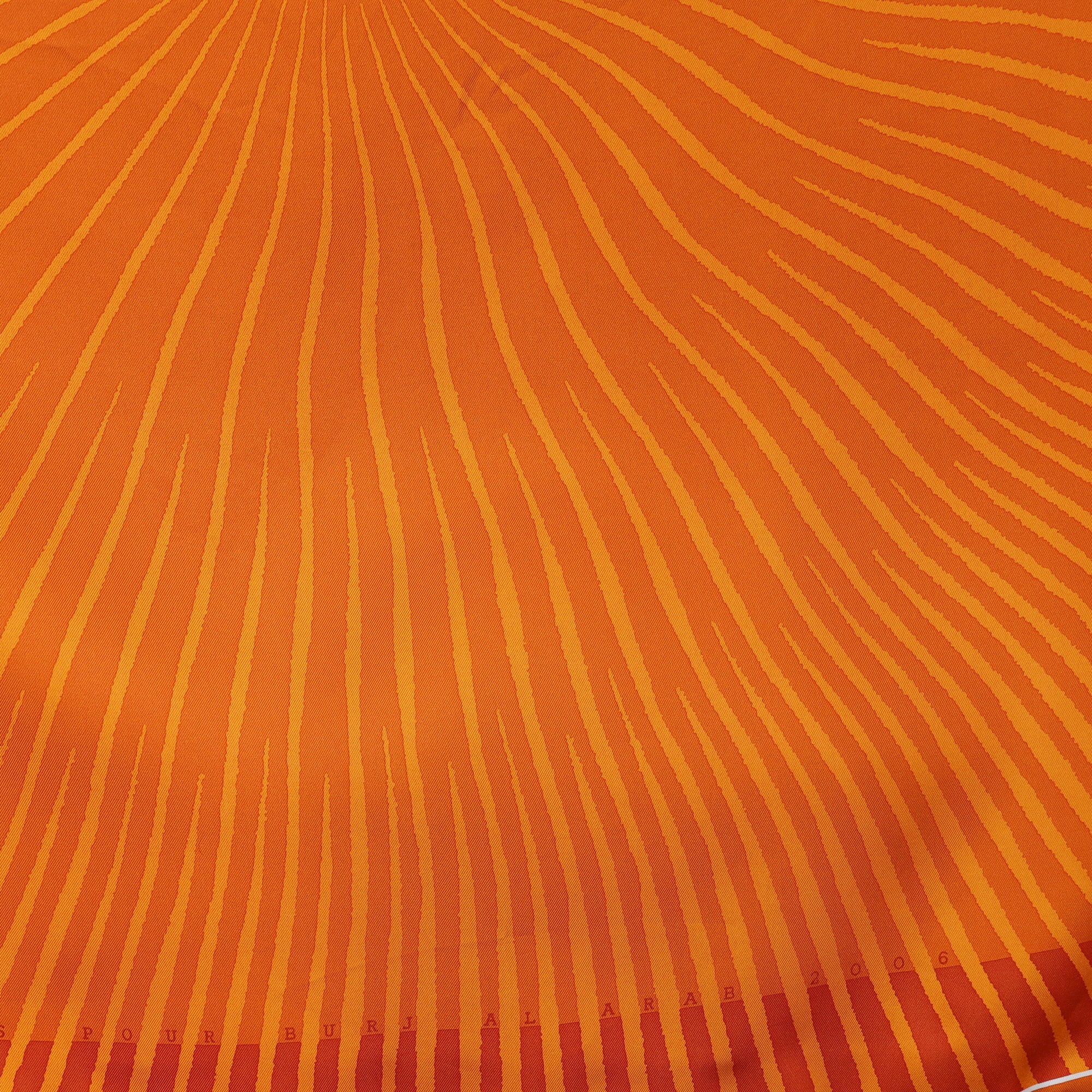 Pristine Hermès Maisons Pour Burj al Arab 2006 Silk Scarf