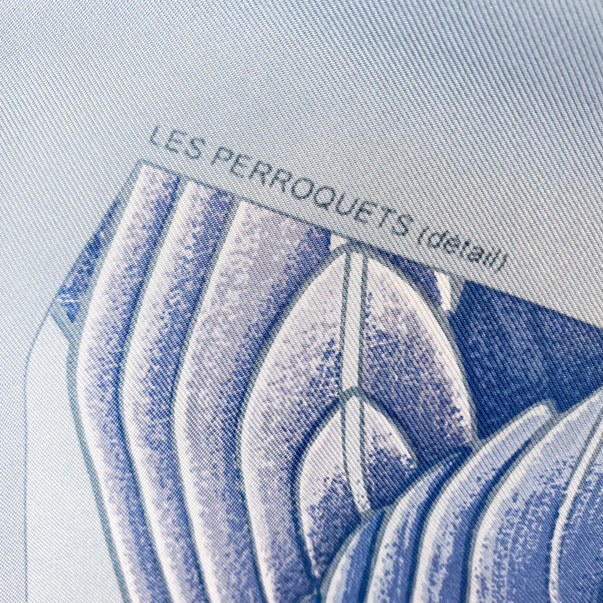 Boxed Hermes Les Perroquets Vintage Silk Scarf