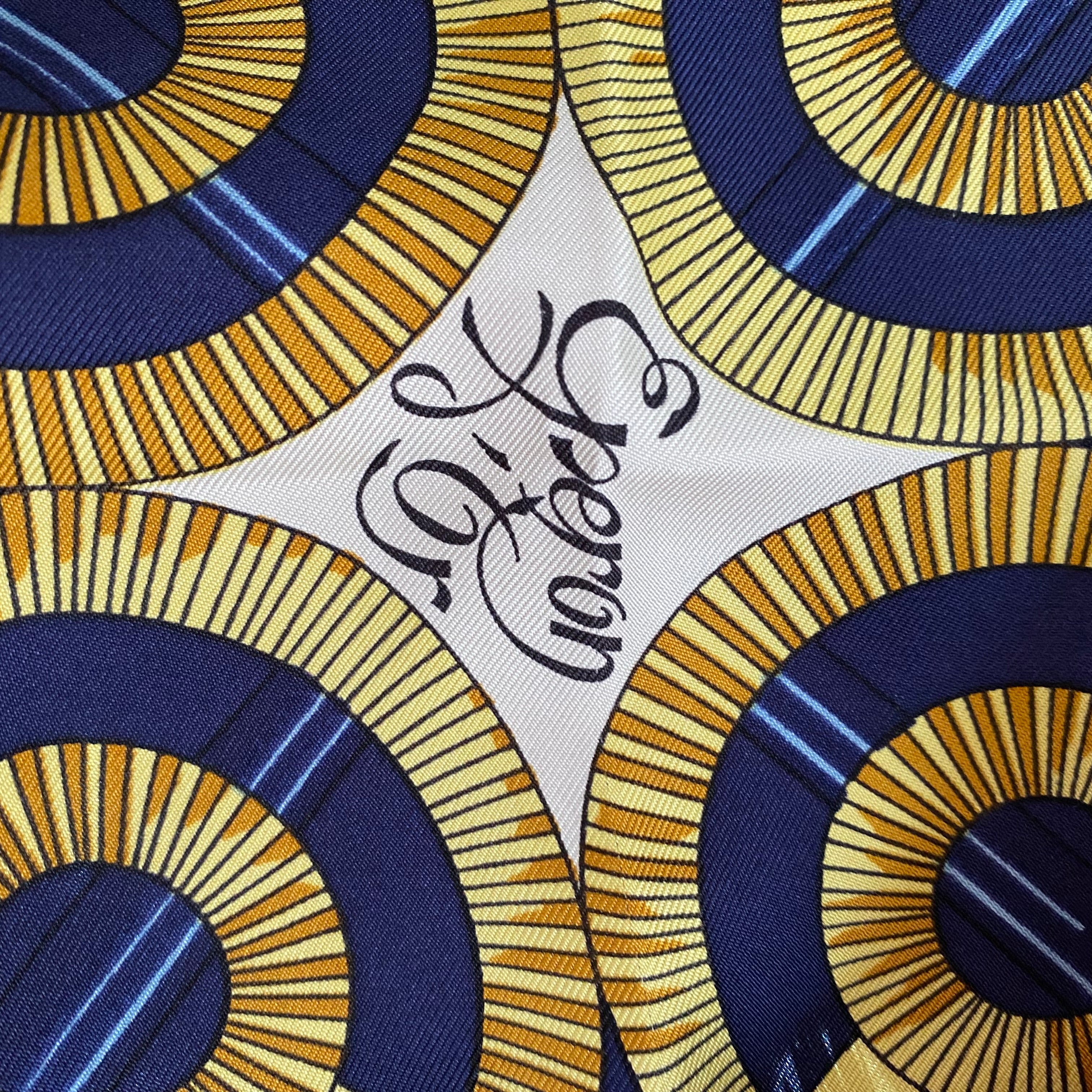 Hermès Eperon D'or Silk Scarf