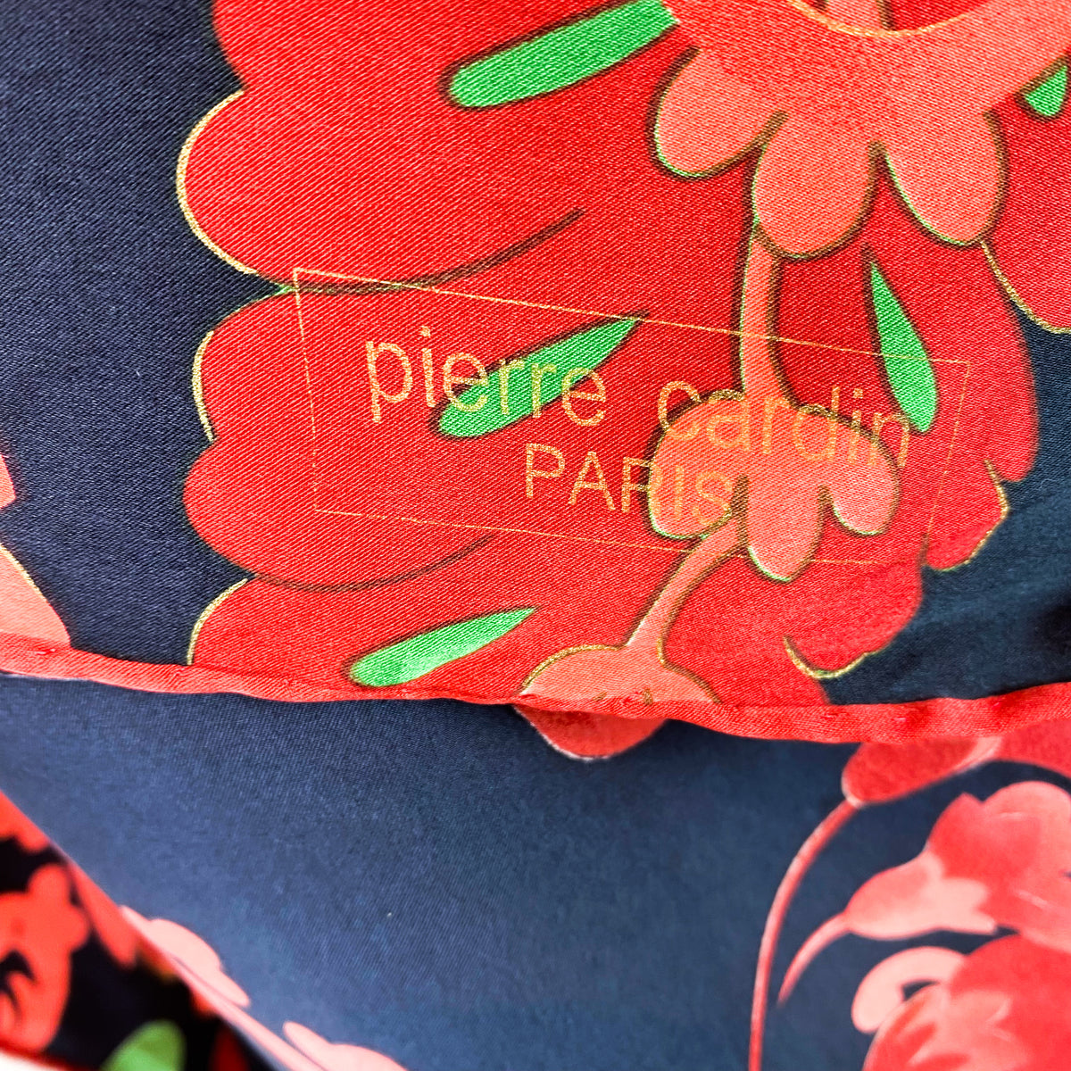 Stunning Pierre Cardin Vintage Silk Scarf