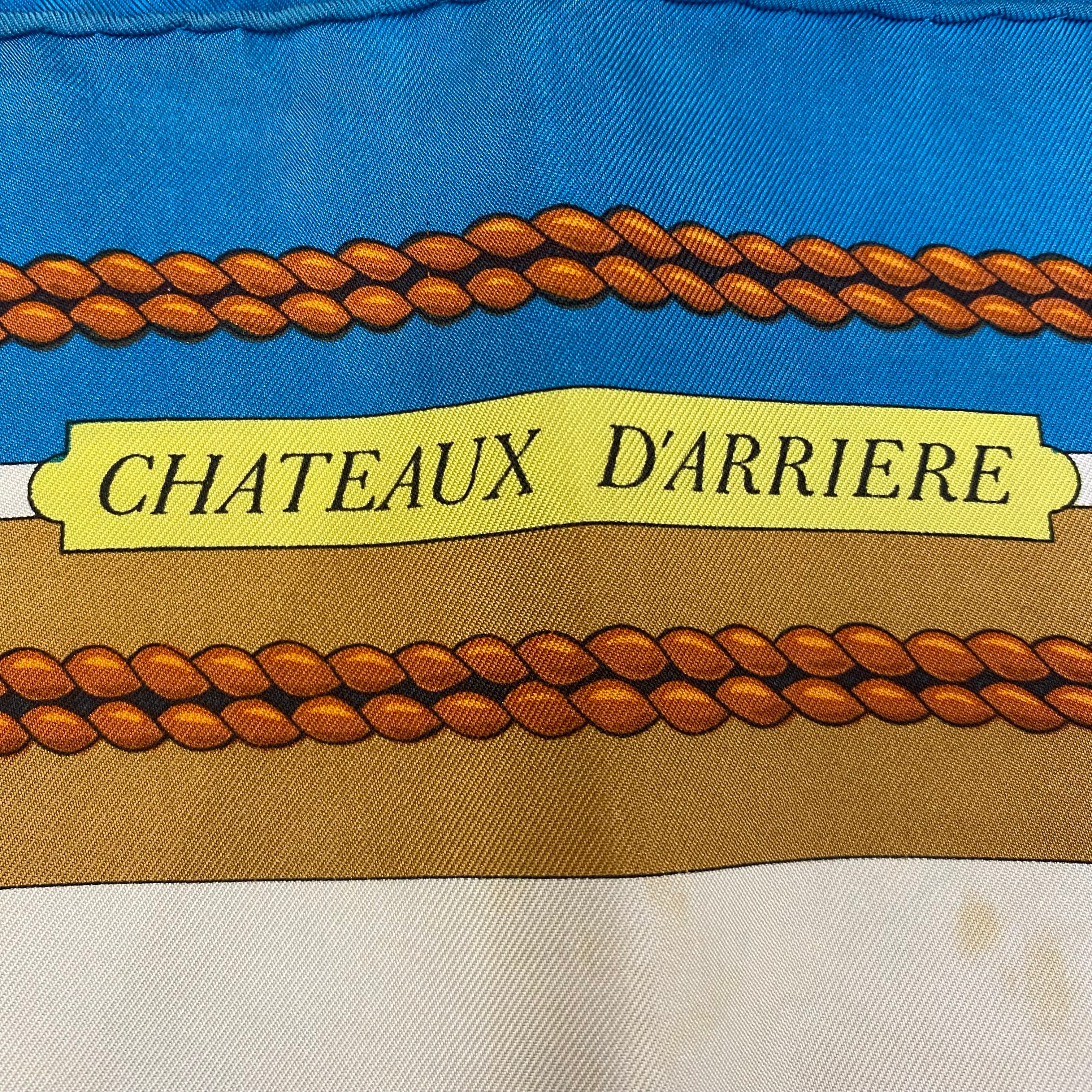 Hermès Chateaux D’arriere Silk Scarf