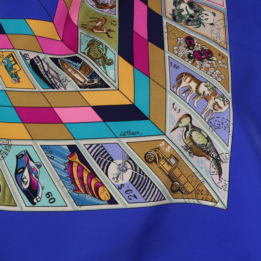 Hermès Correspondance Silk Scarf