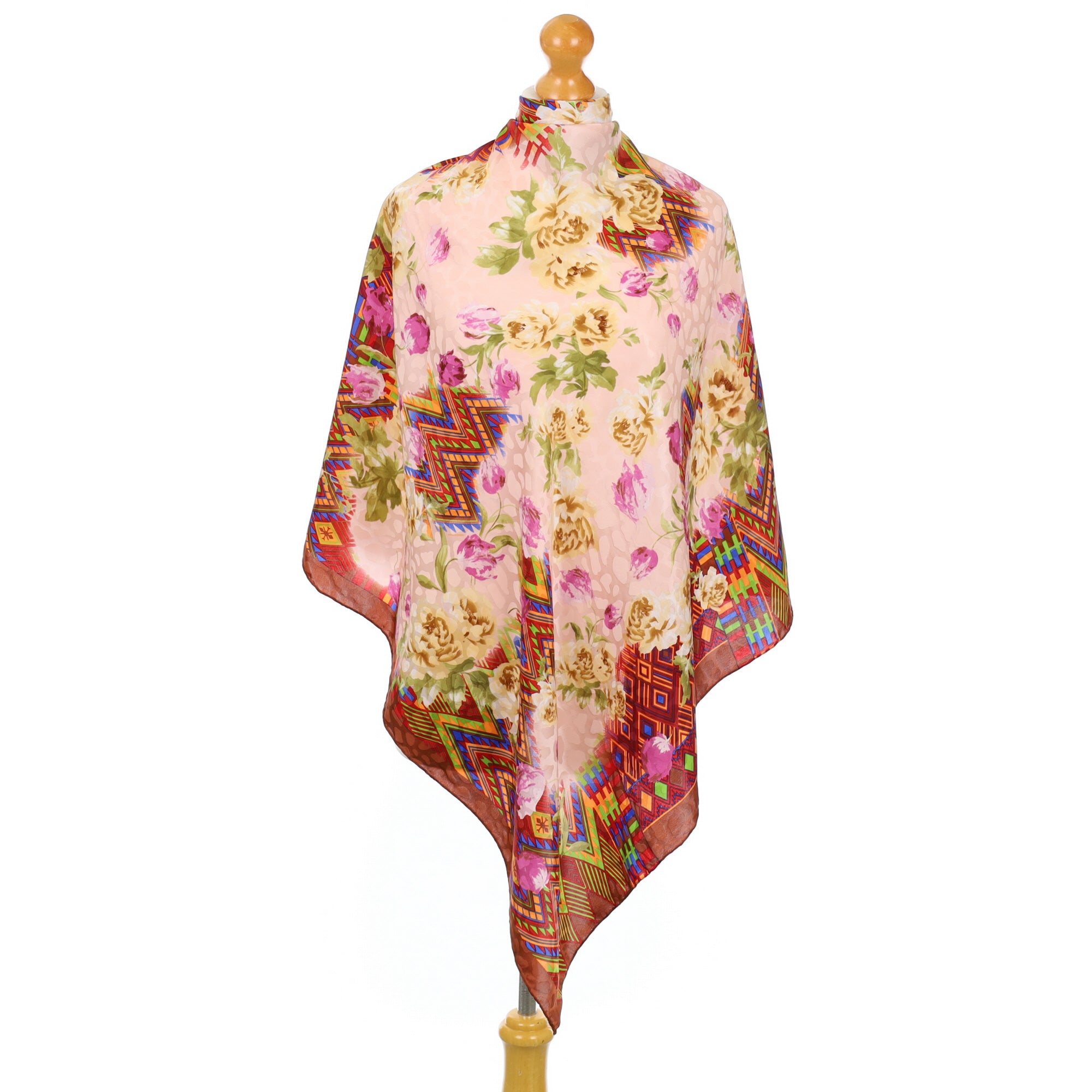 Large Basile Italian Silk Scarf