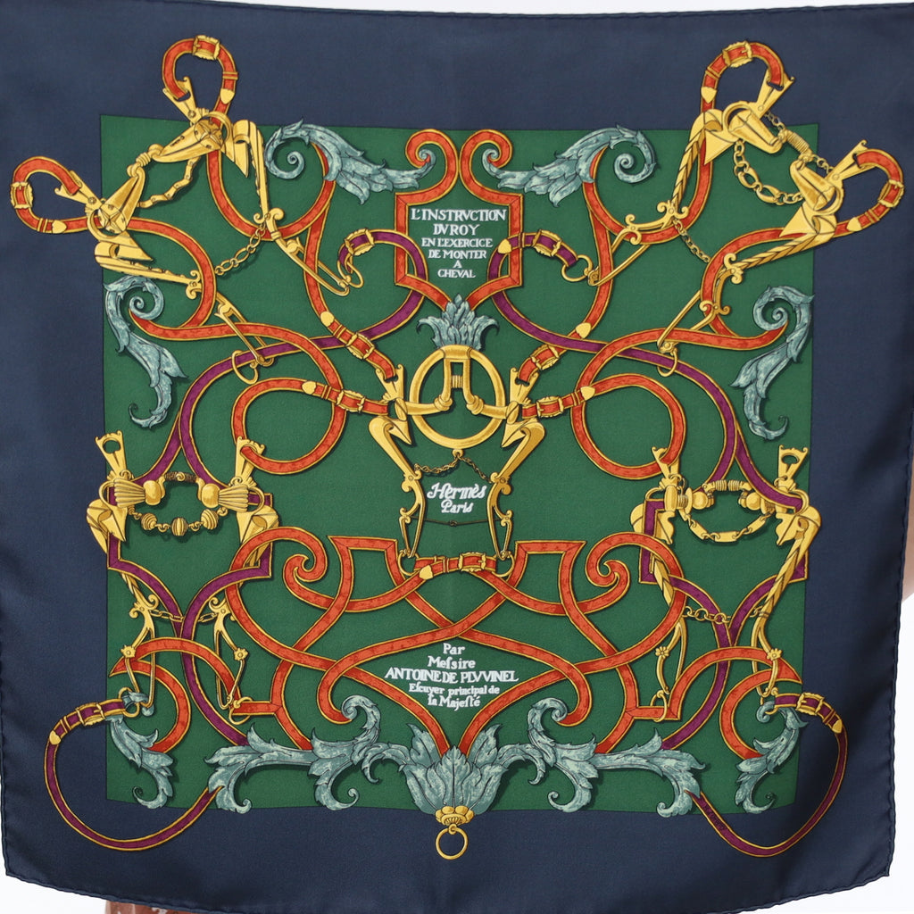 Hermès 45 L’instruction Du Roy Silk Scarf