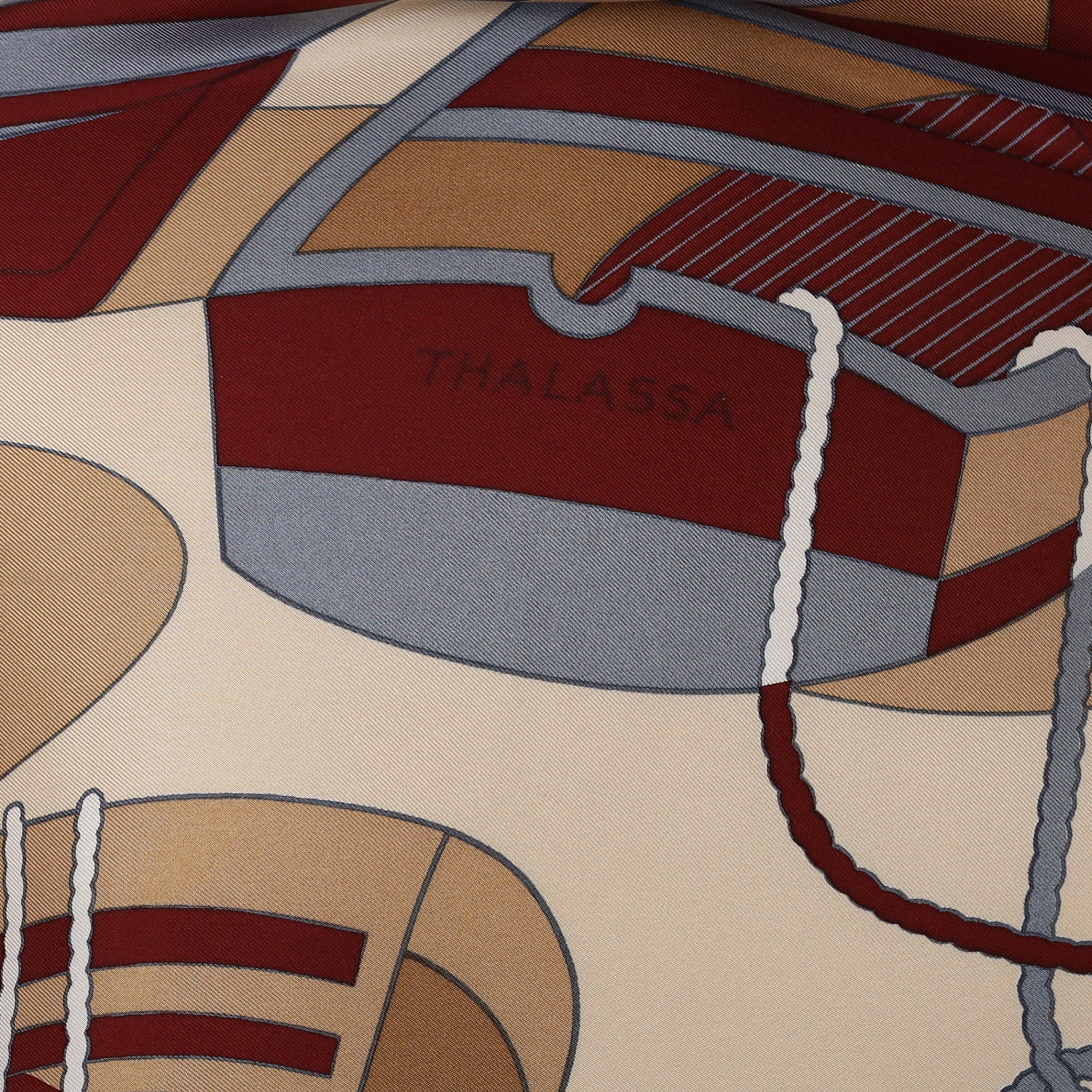 Pristine Hermès Thalassa Silk Scarf Quite Rare
