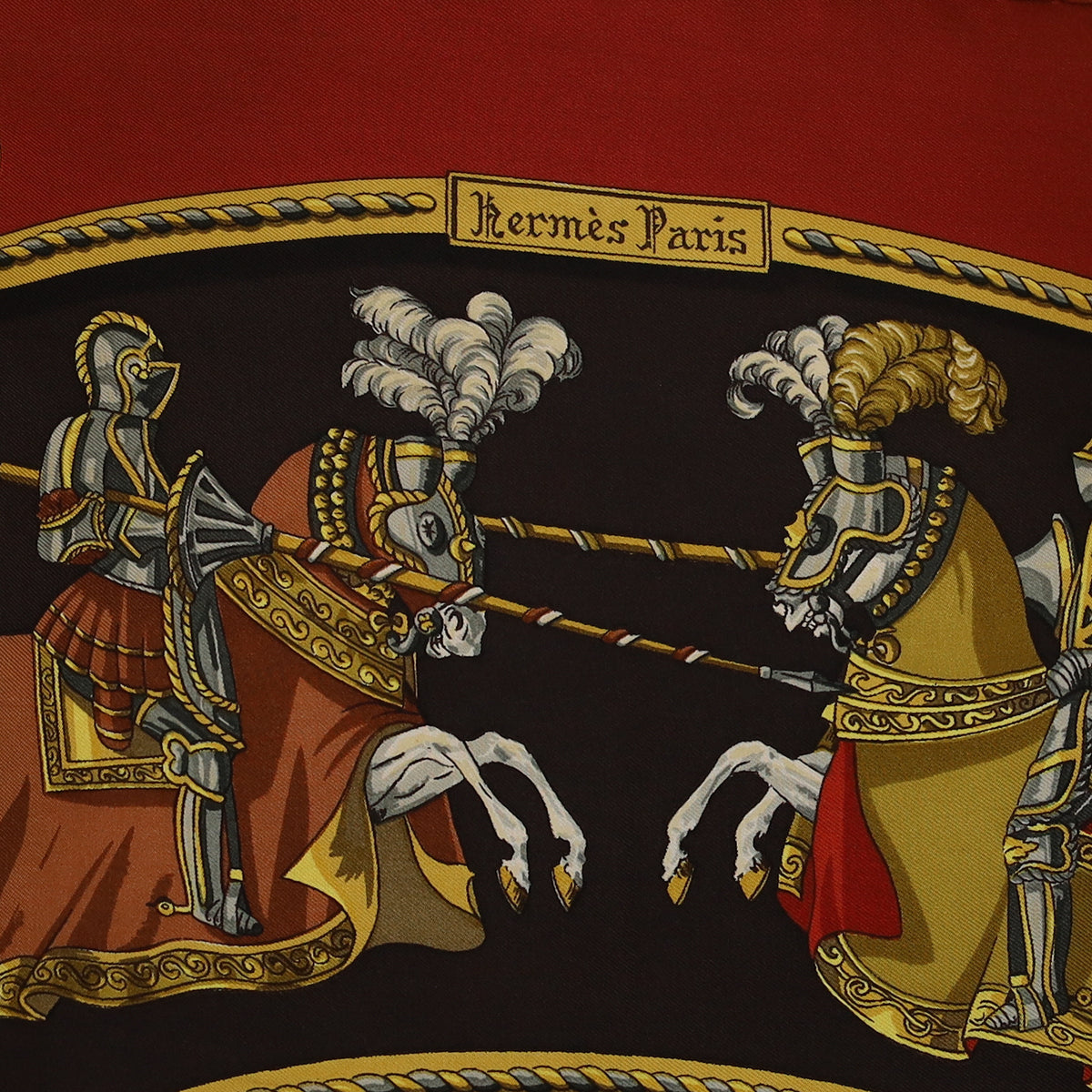 Hermès Chevalerie II Silk Scarf
