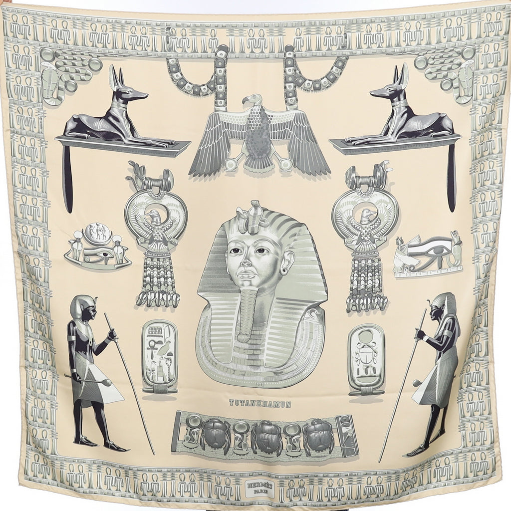 Hermès Tatankhamun Silk Scarf