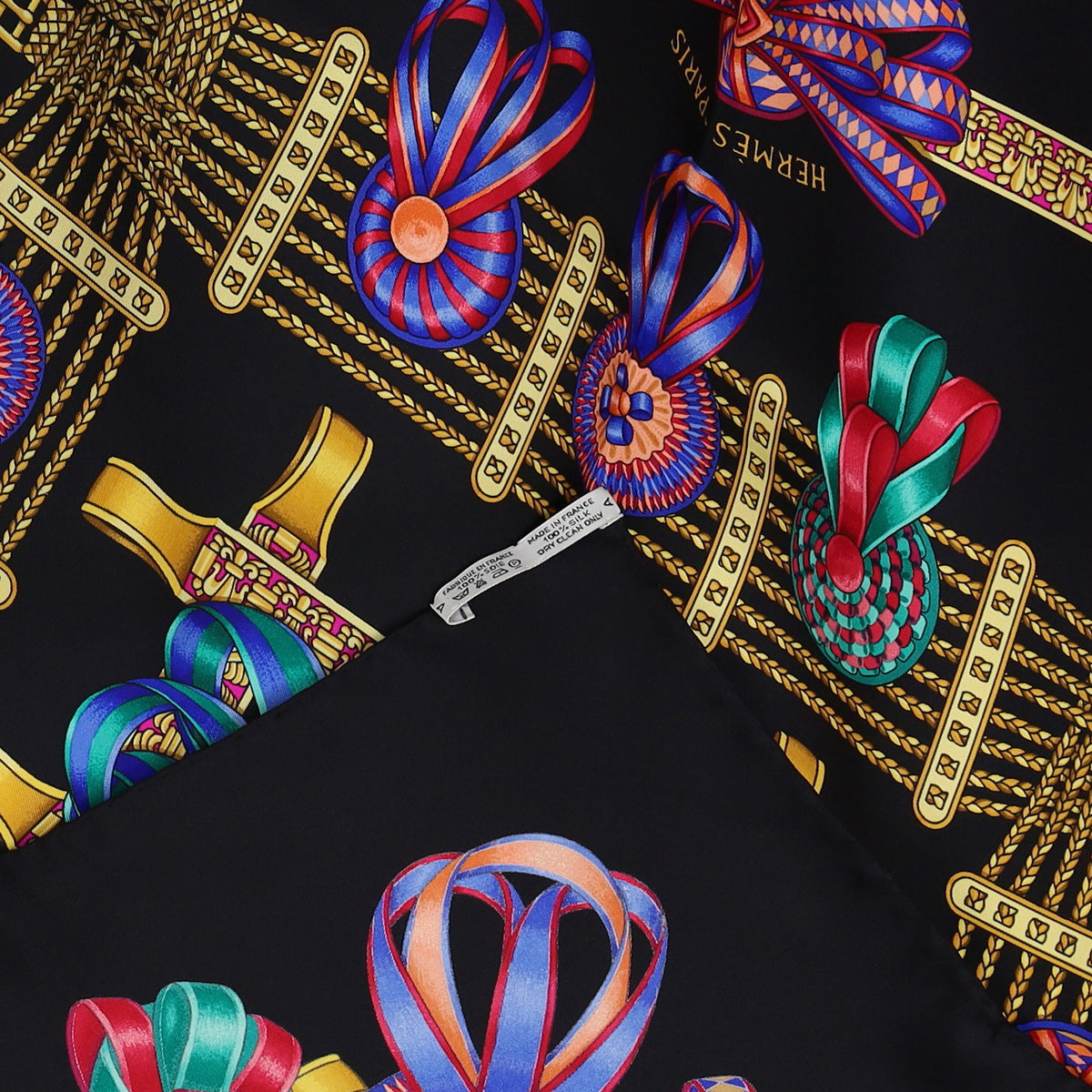 Pristine Boxed Hermès Les Rubans Du Cheval Silk Scarf