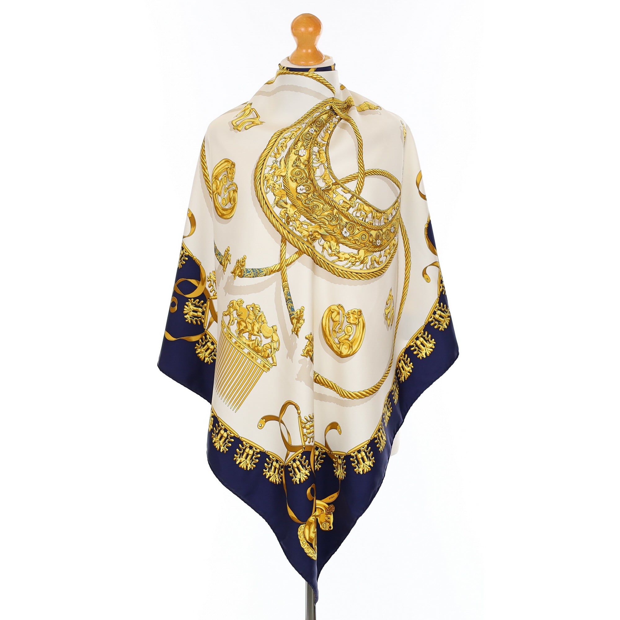 Les Cavaliers D’or Silk Scarf