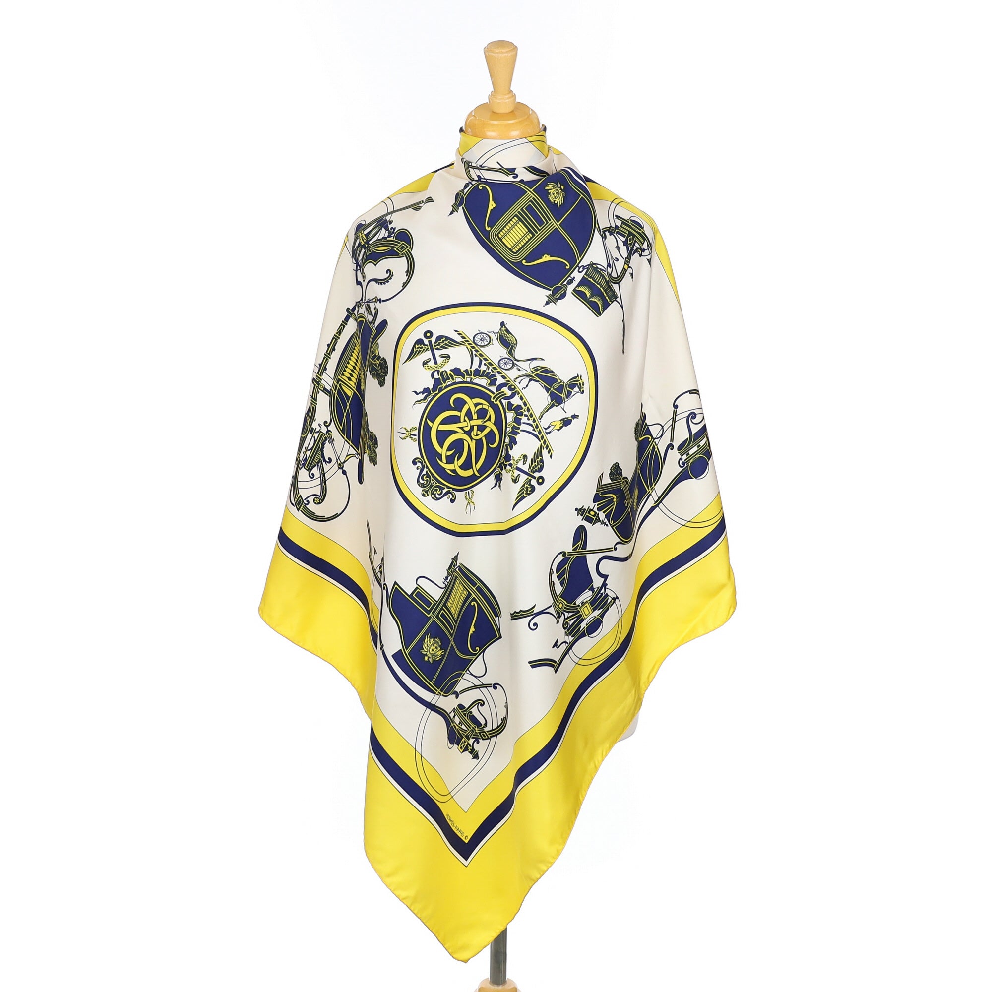 Hermès Ex Libris Silk Scarf