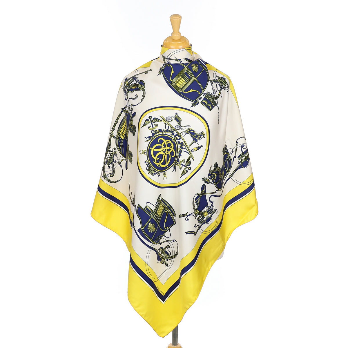Hermès Ex Libris Silk Scarf