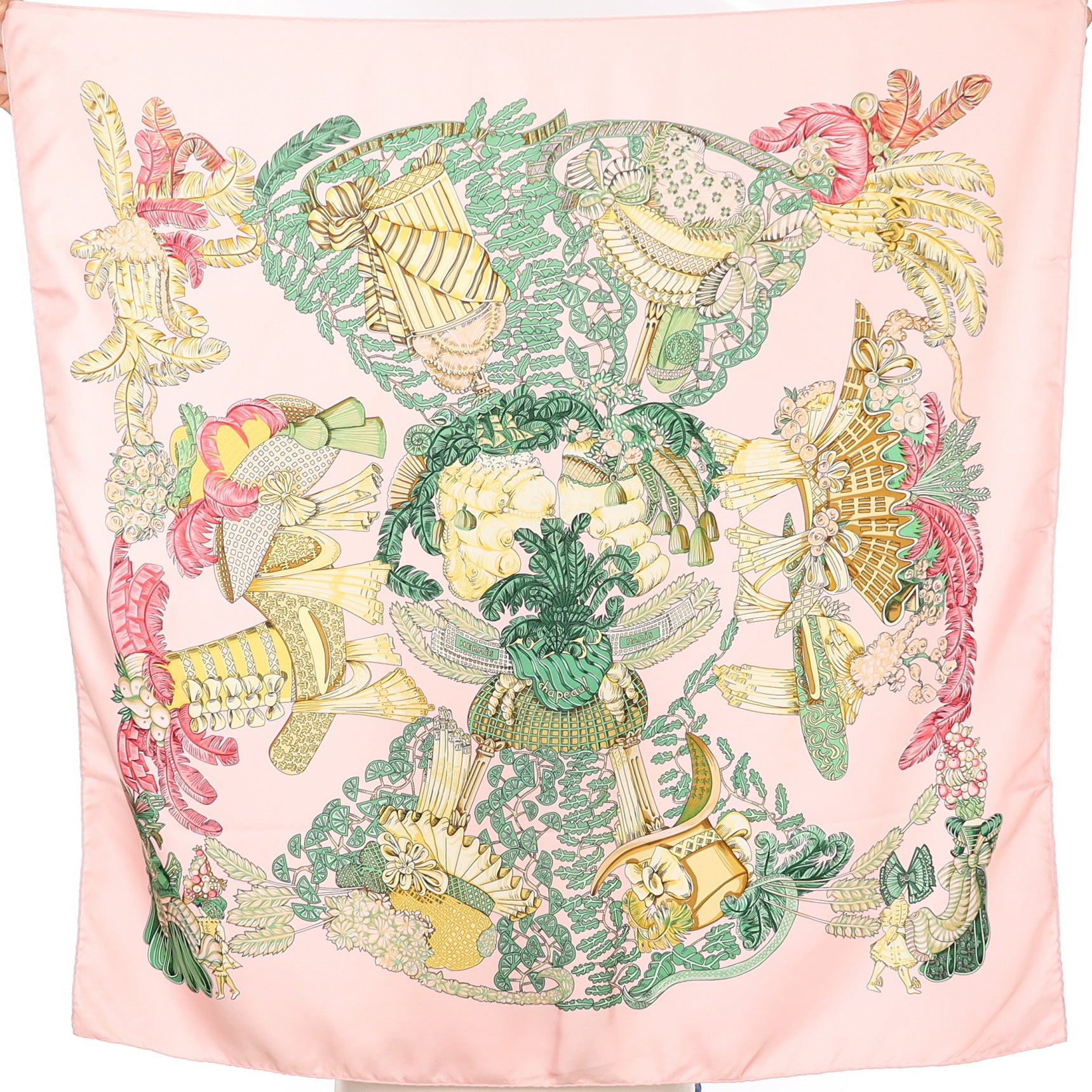 Hermès Chapeau Silk Scarf
