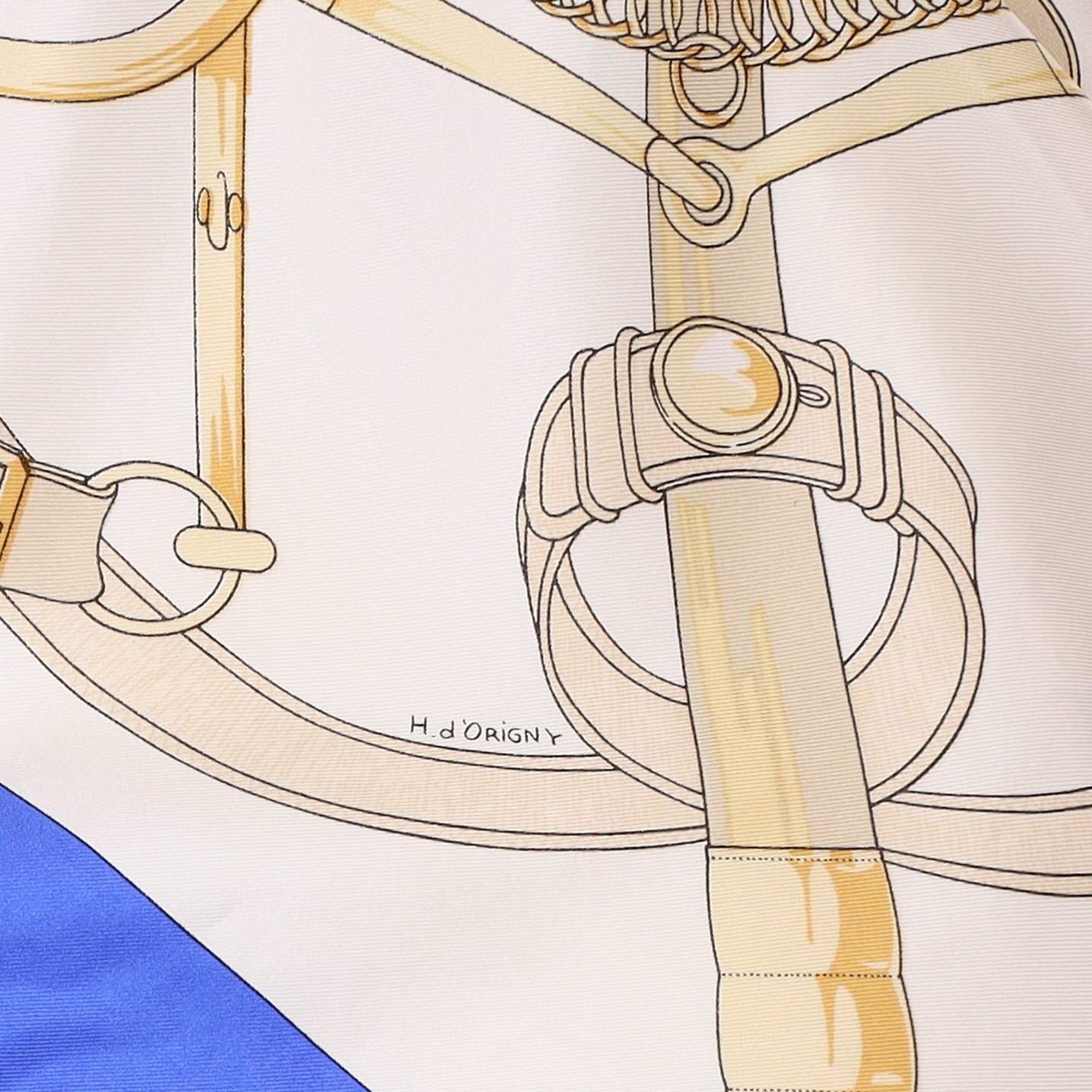 Hermès Eperon d’Or Silk Scarf