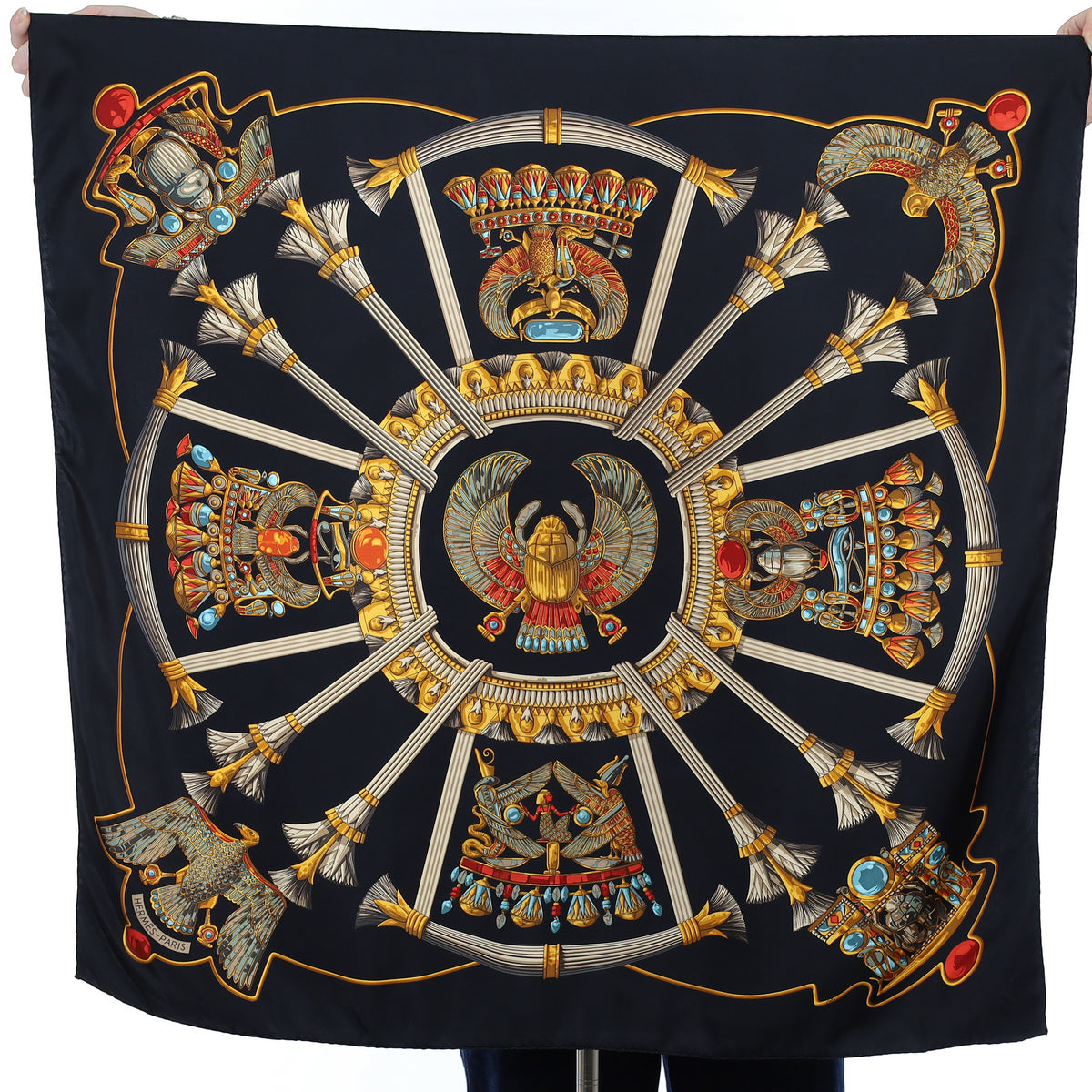 Hermès Égypte Silk Scarf