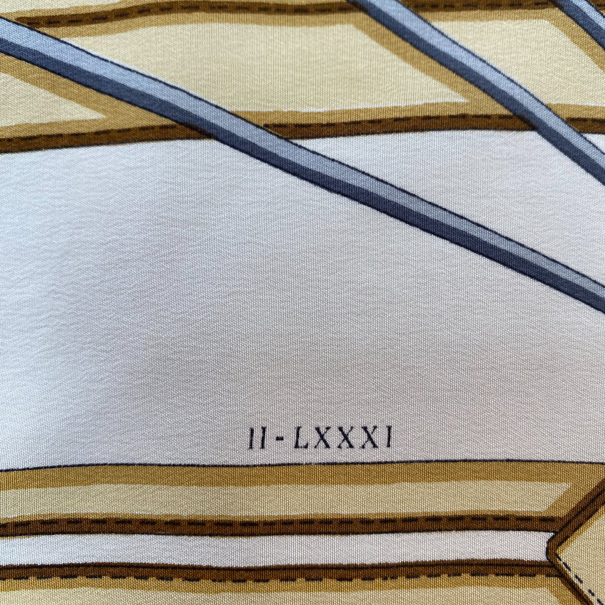 Vintage Luigi Tasselli Golfing Silk Scarf