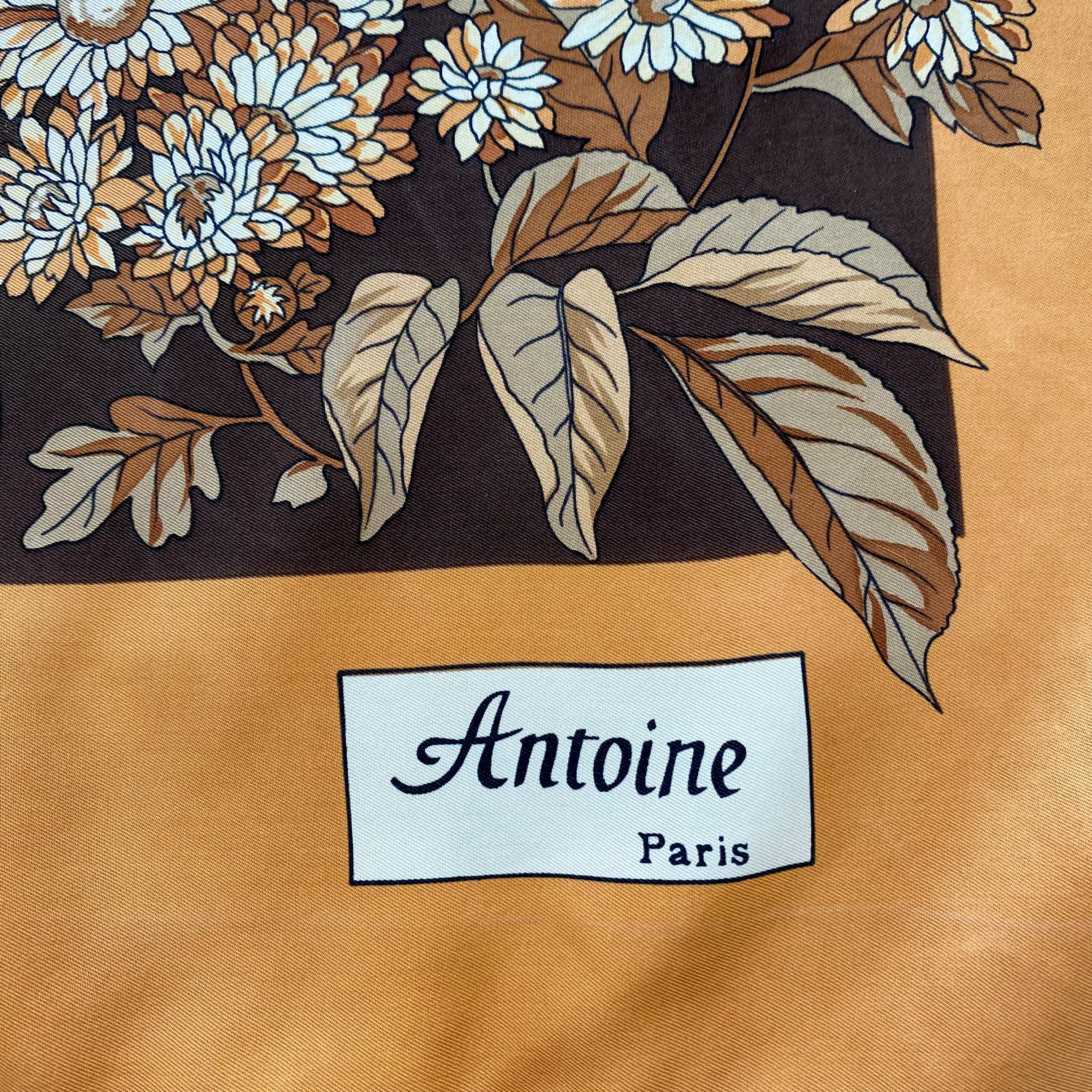 French Antoine Vintage Silk Scarf