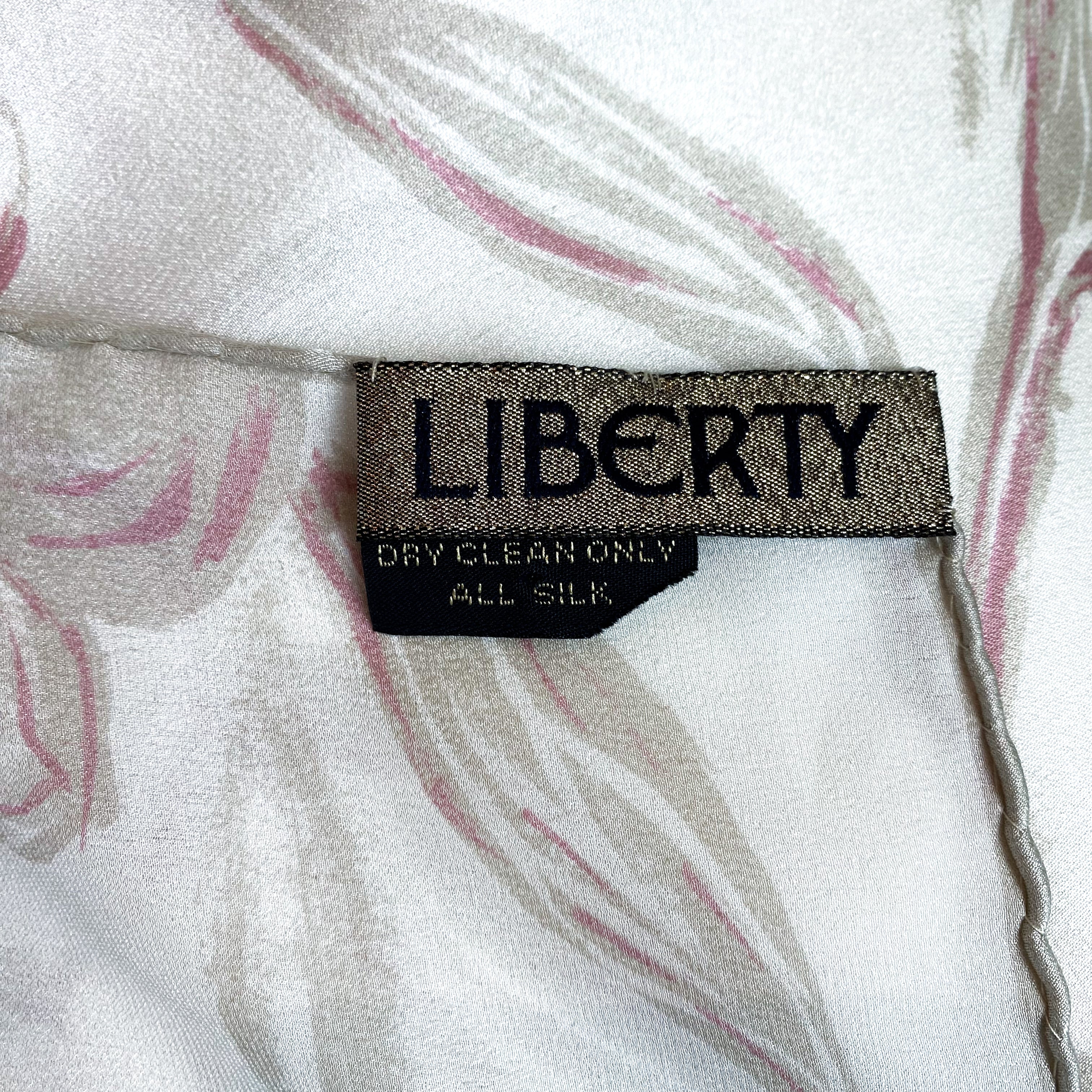 Liberty Floral Wrap Style Silk Scarf