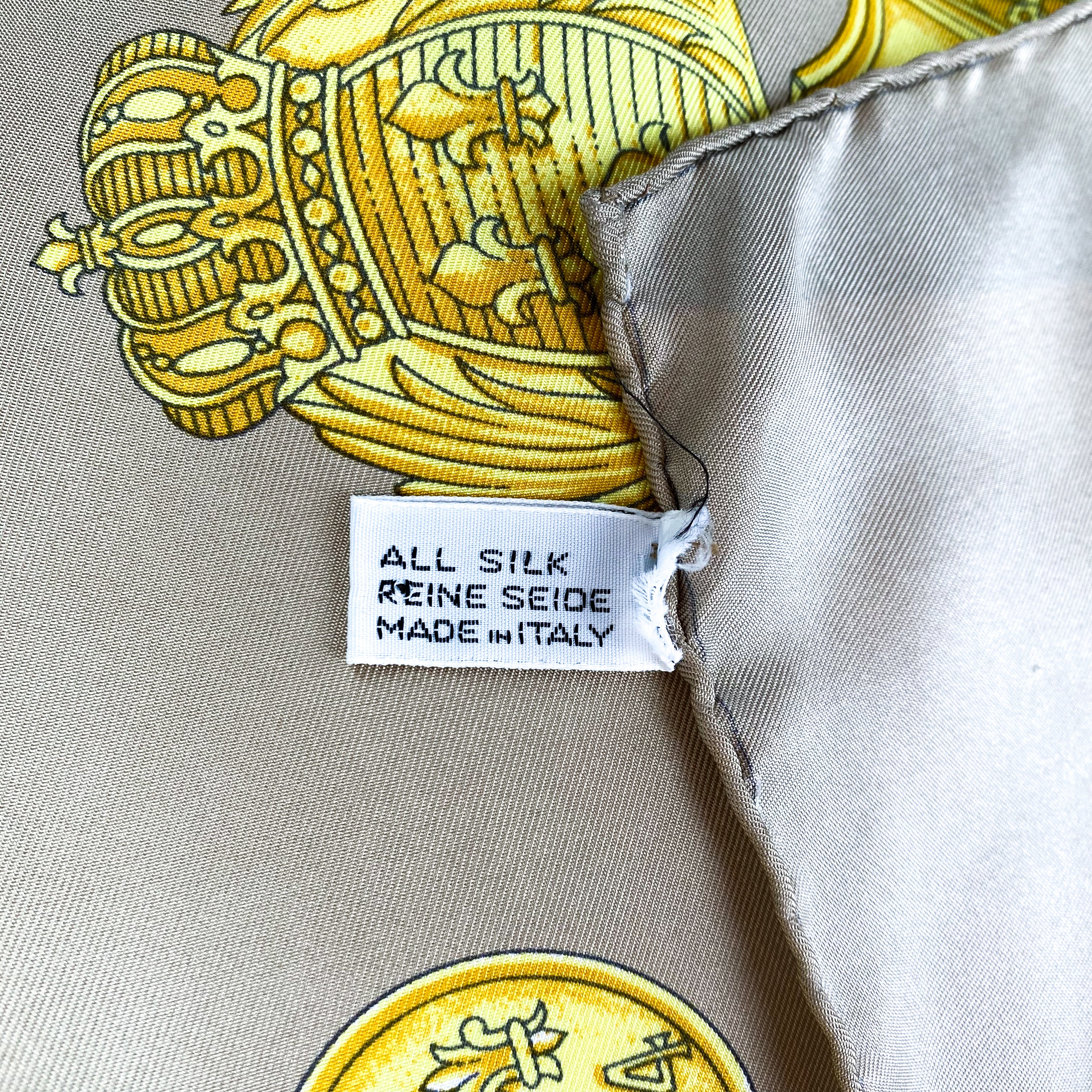 Celine Paris Designer Silk Scarf