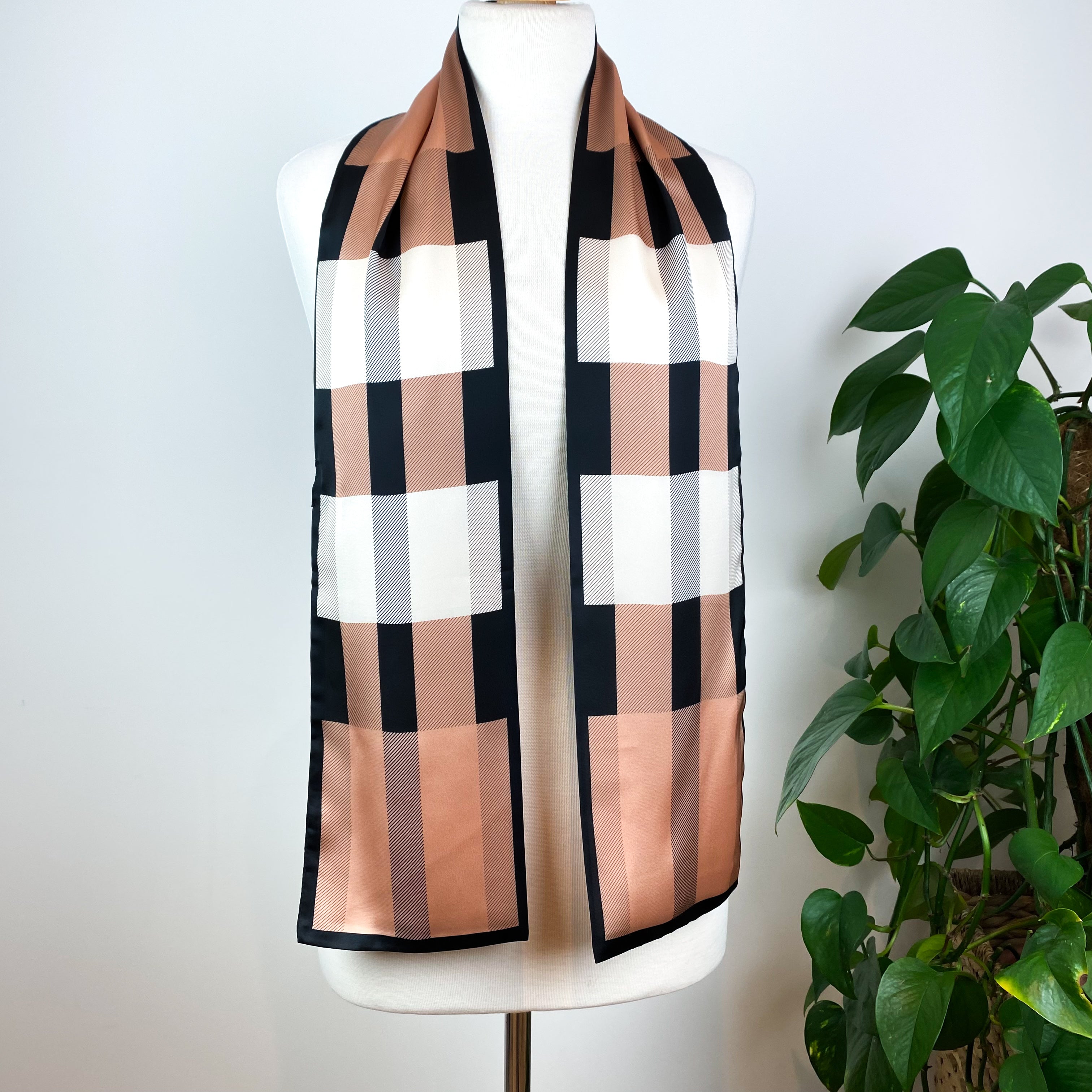 Immaculate Long French Silk Scarf