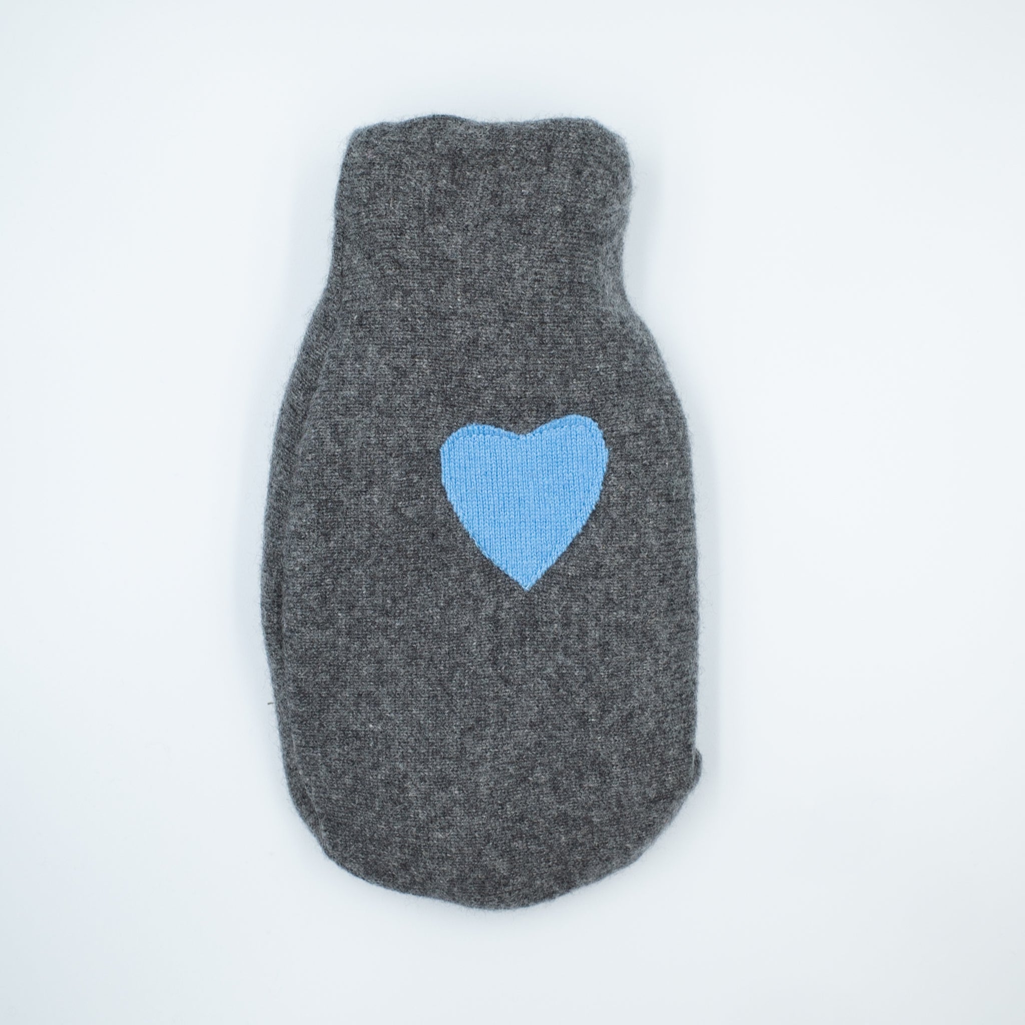 Slate Grey Cashmere Small Hot Water Bottle