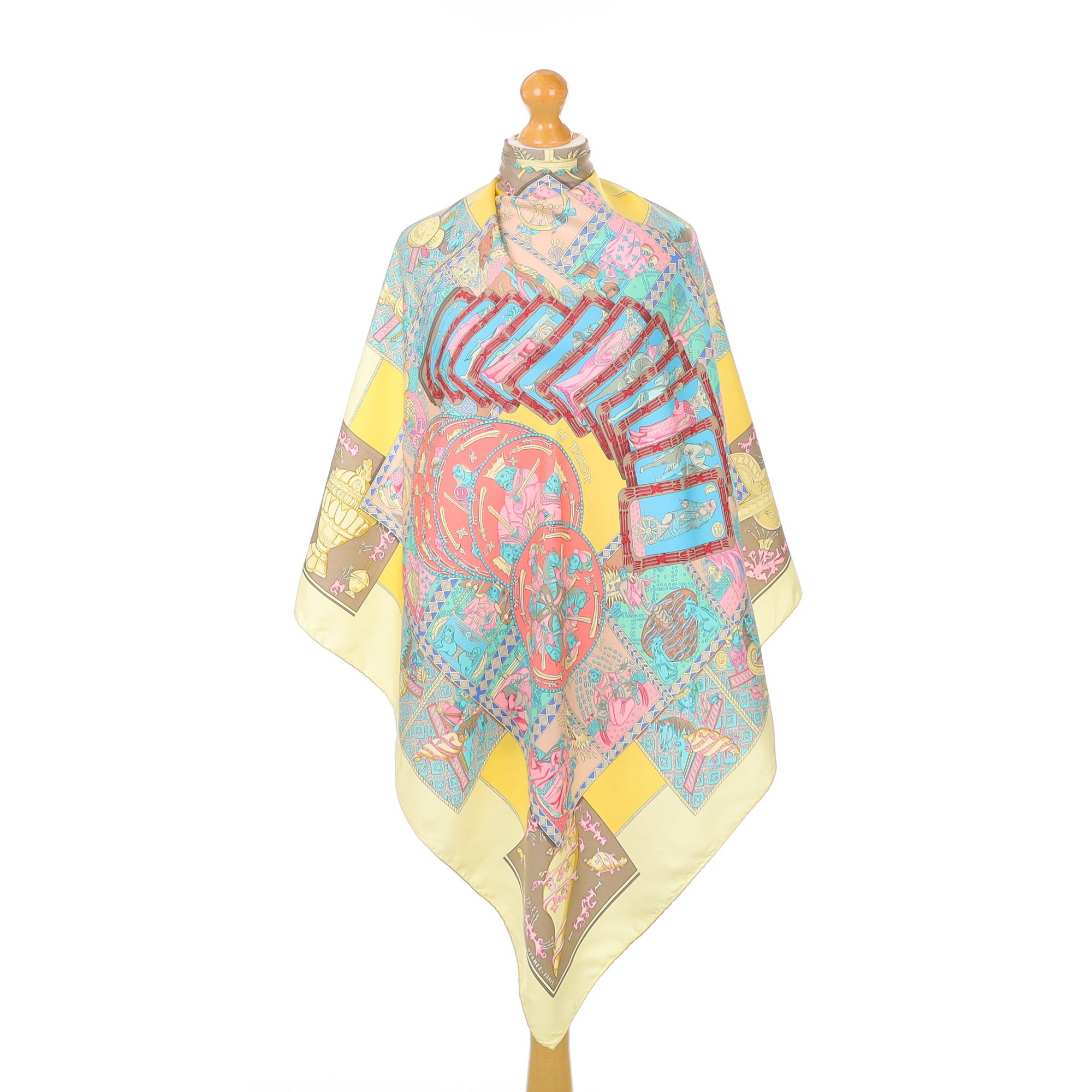 Hermès Le Tarot Vintage Silk Scarf