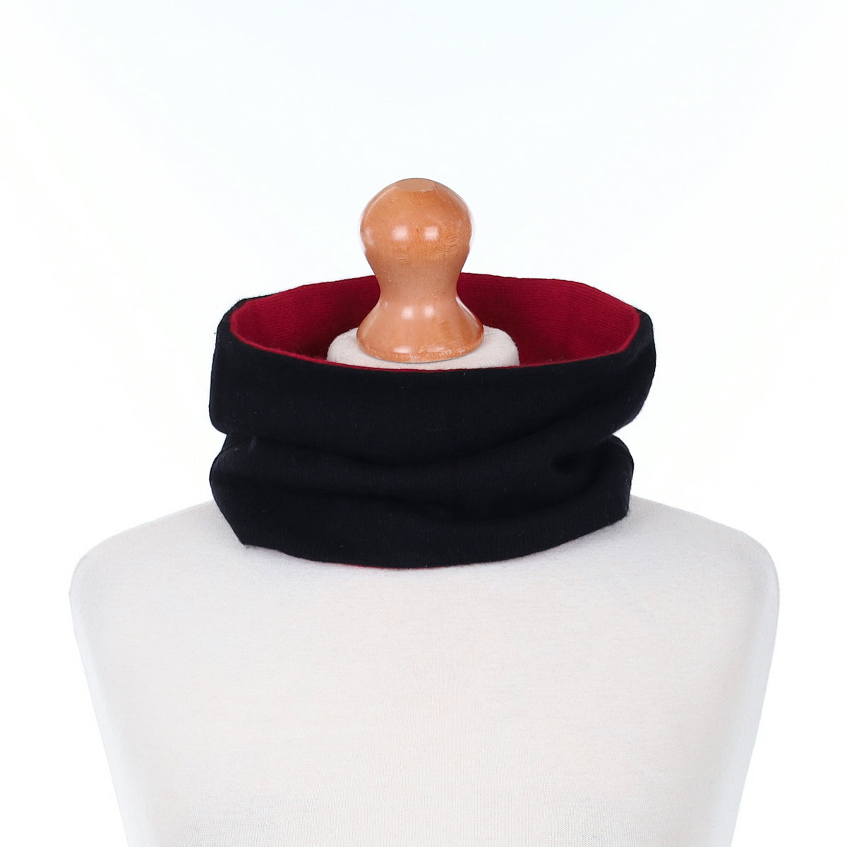 Men's Postie Red and Black Neck Warmer