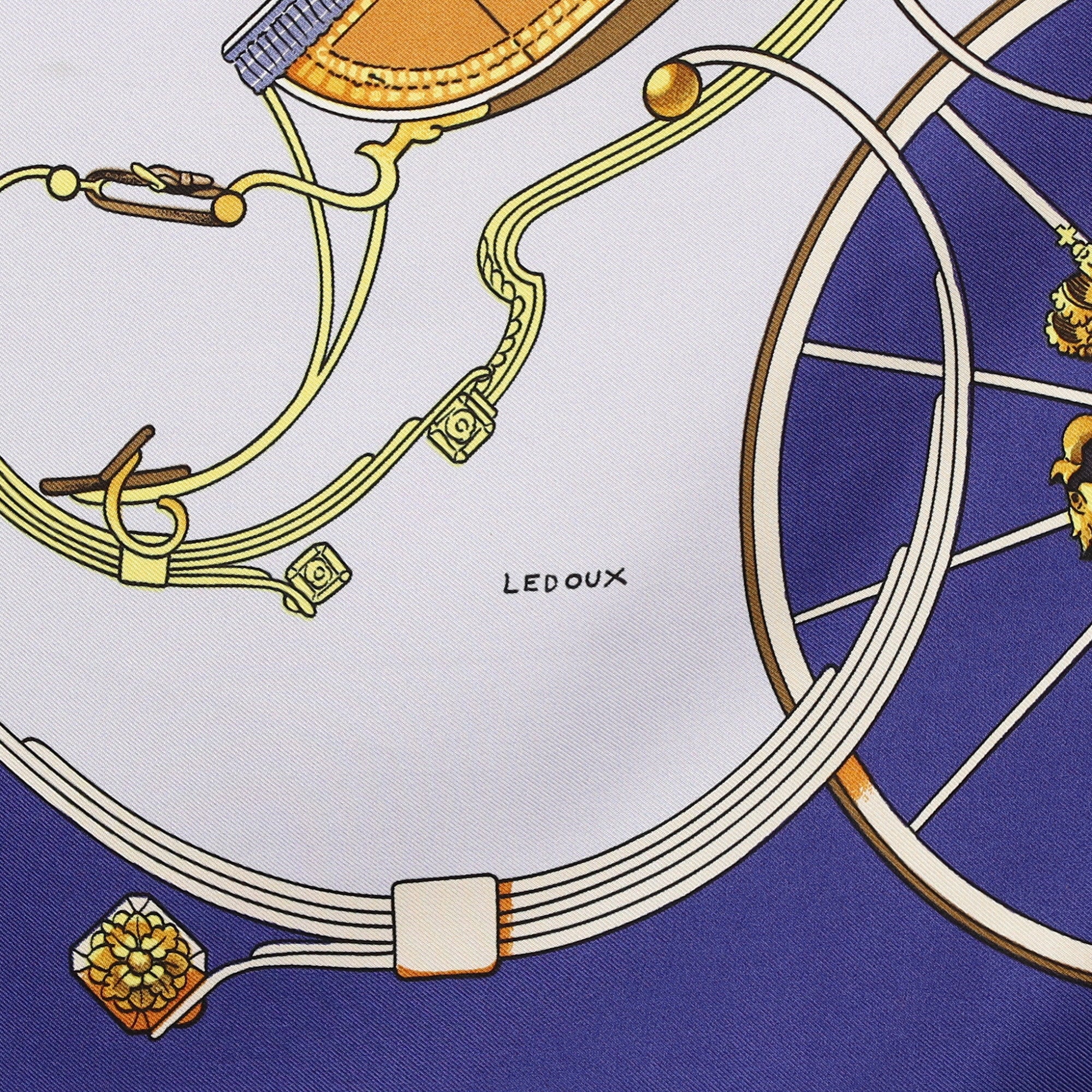 Hermès Springs Silk Scarf