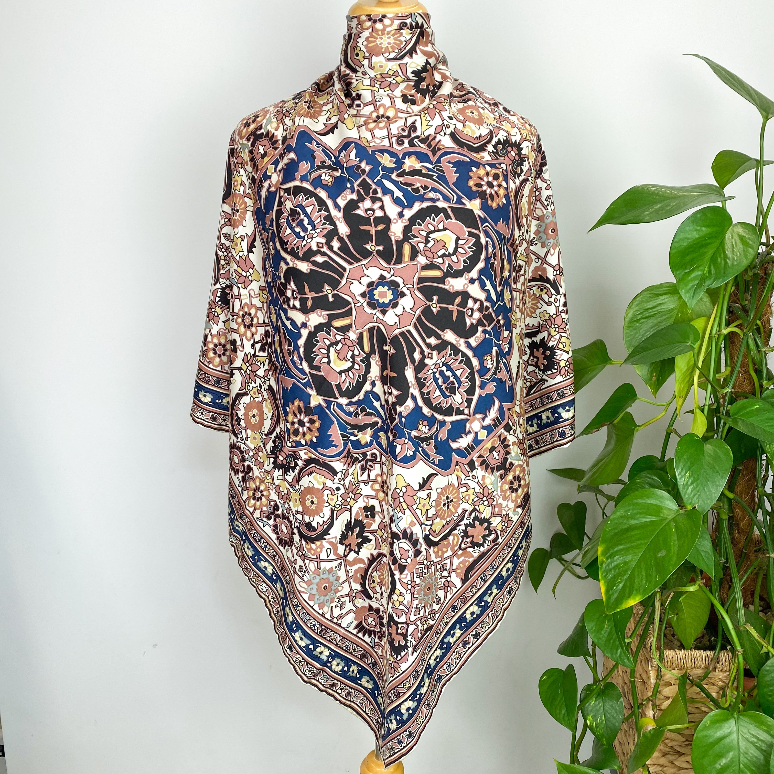 Beckford Floral Silk Scarf