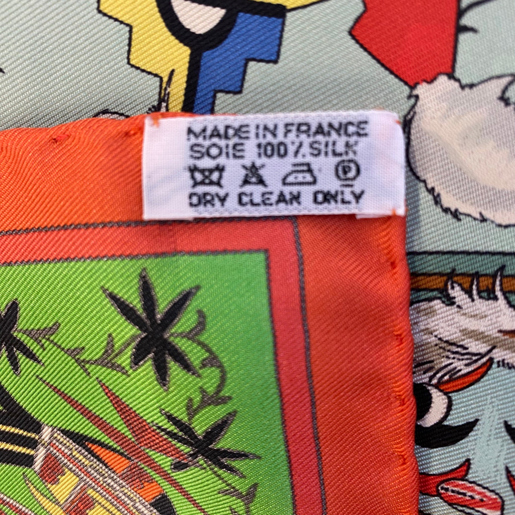 Hermès Kachinas Silk Scarf Rare