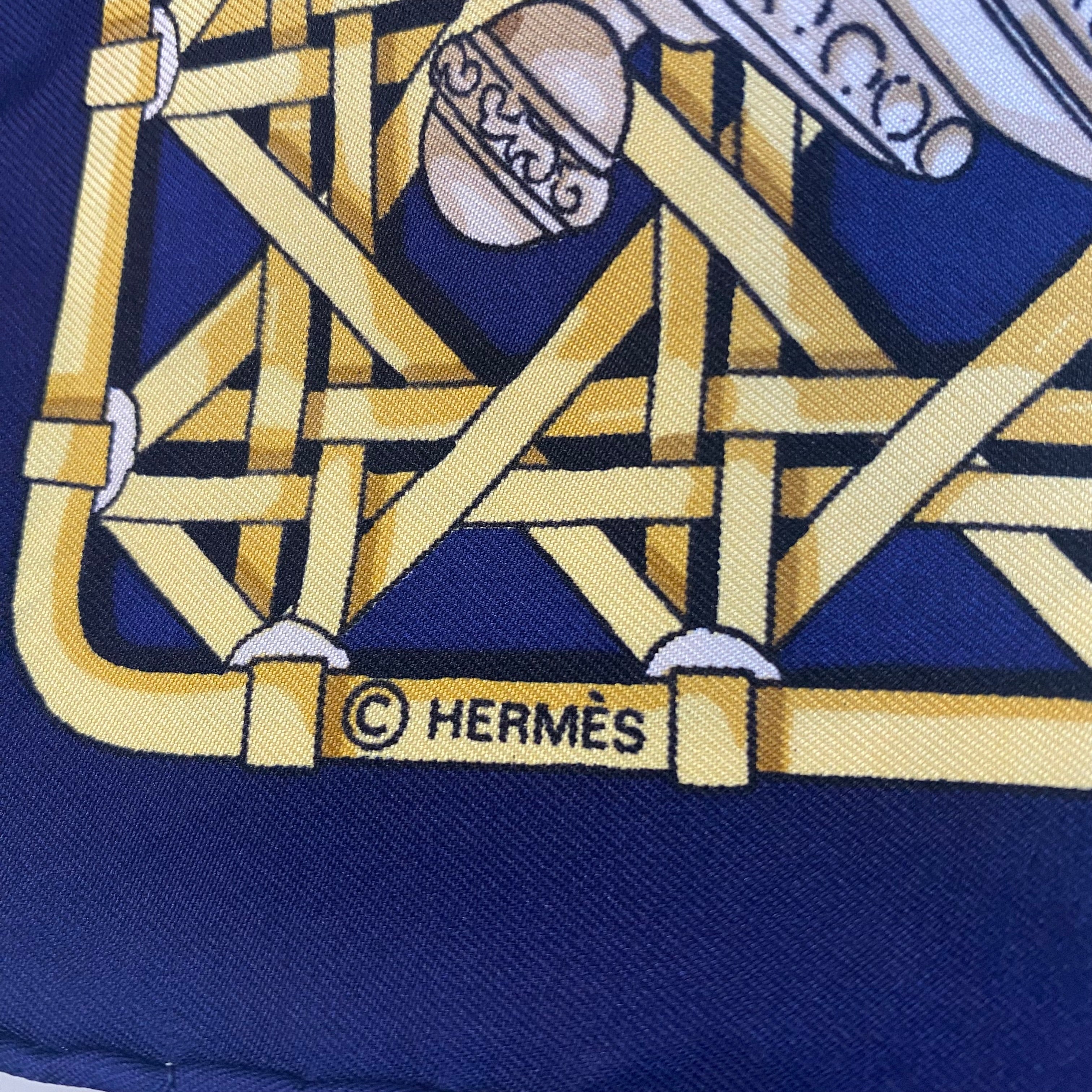 Hermès Feux De Route Silk Scarf