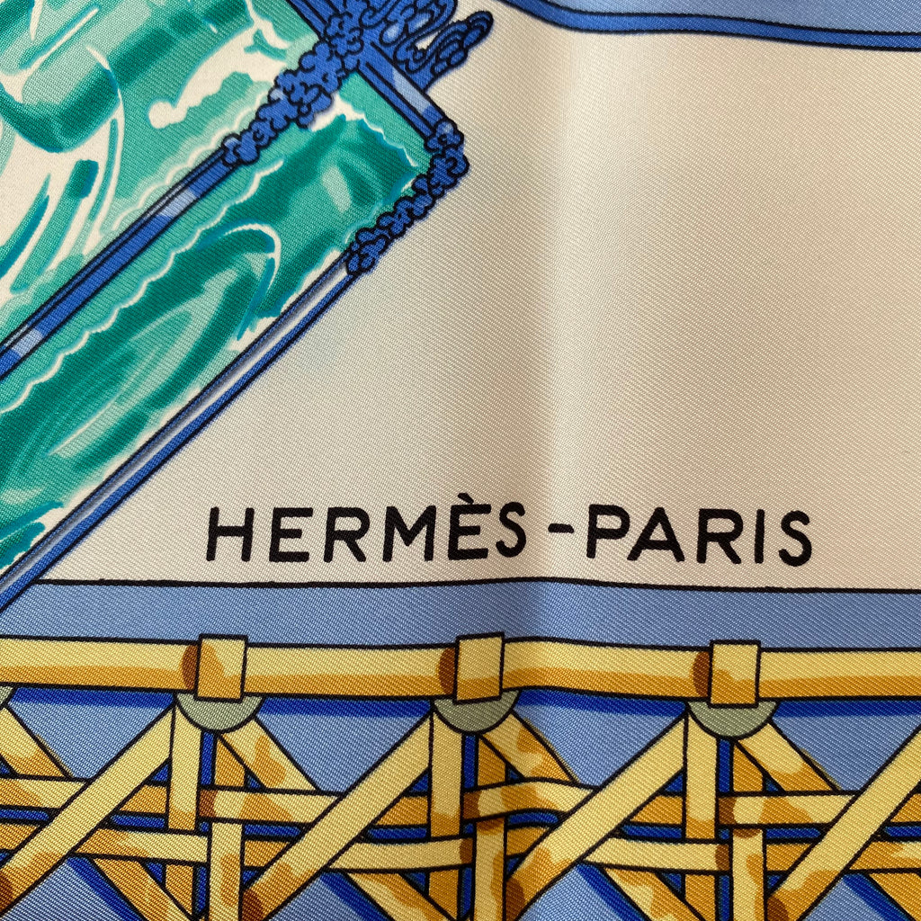 Hermès Feux de Route Silk Scarf