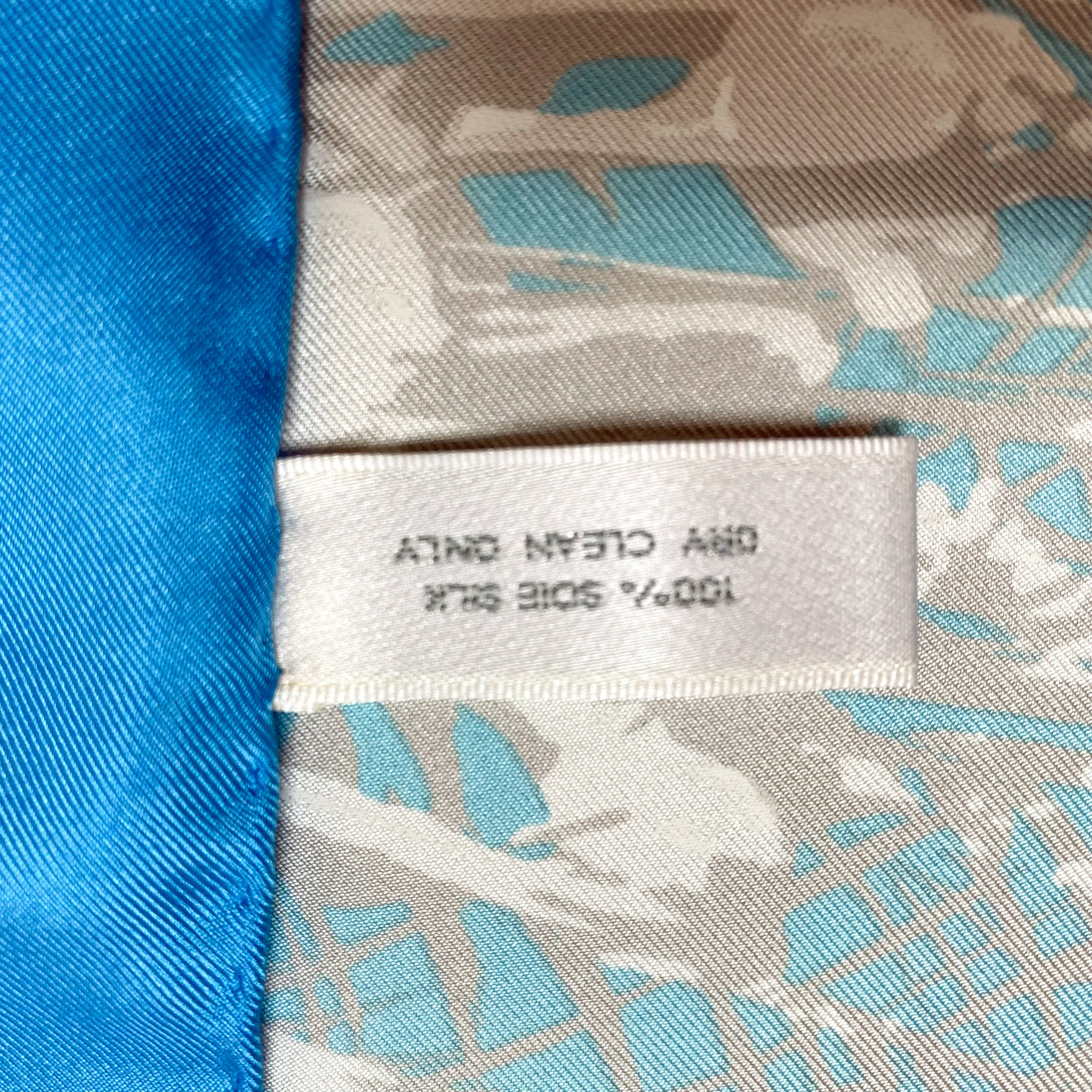 Brand New Boxed Fabergé Designer Silk Scarf