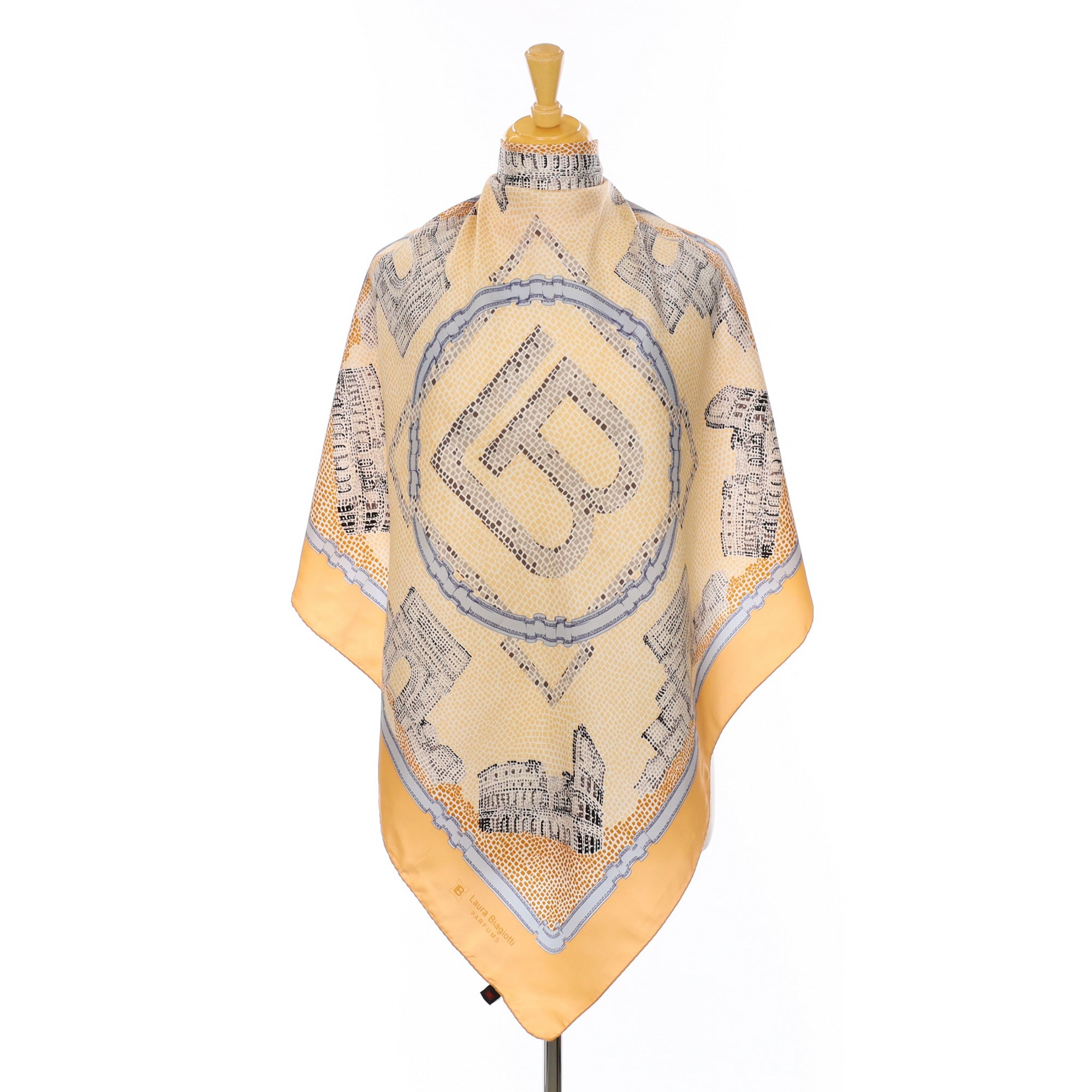 Italian Laura Biagiotti Silk Scarf