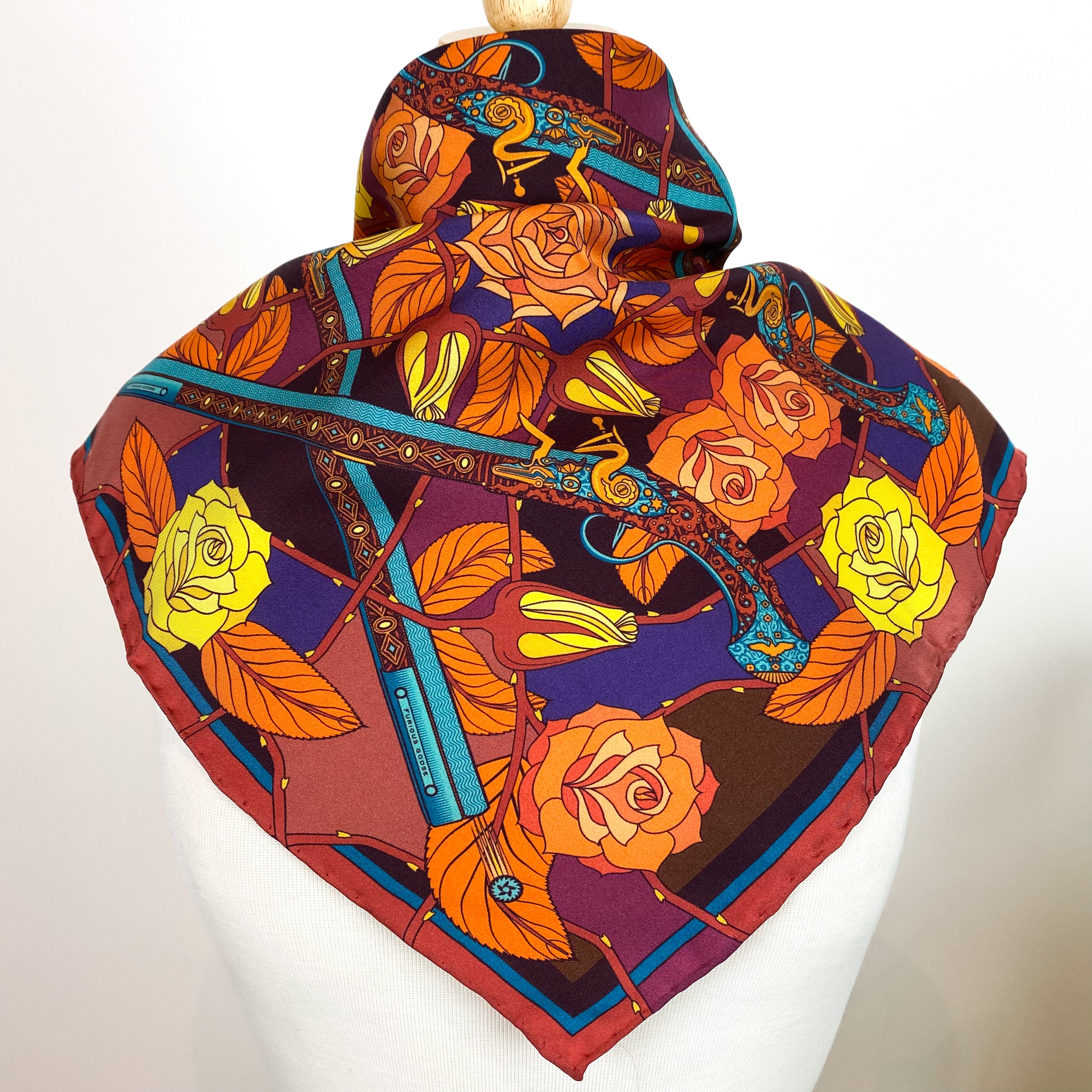 Brand New Furious Goose Guns and Roses Men’s Silk Hankie