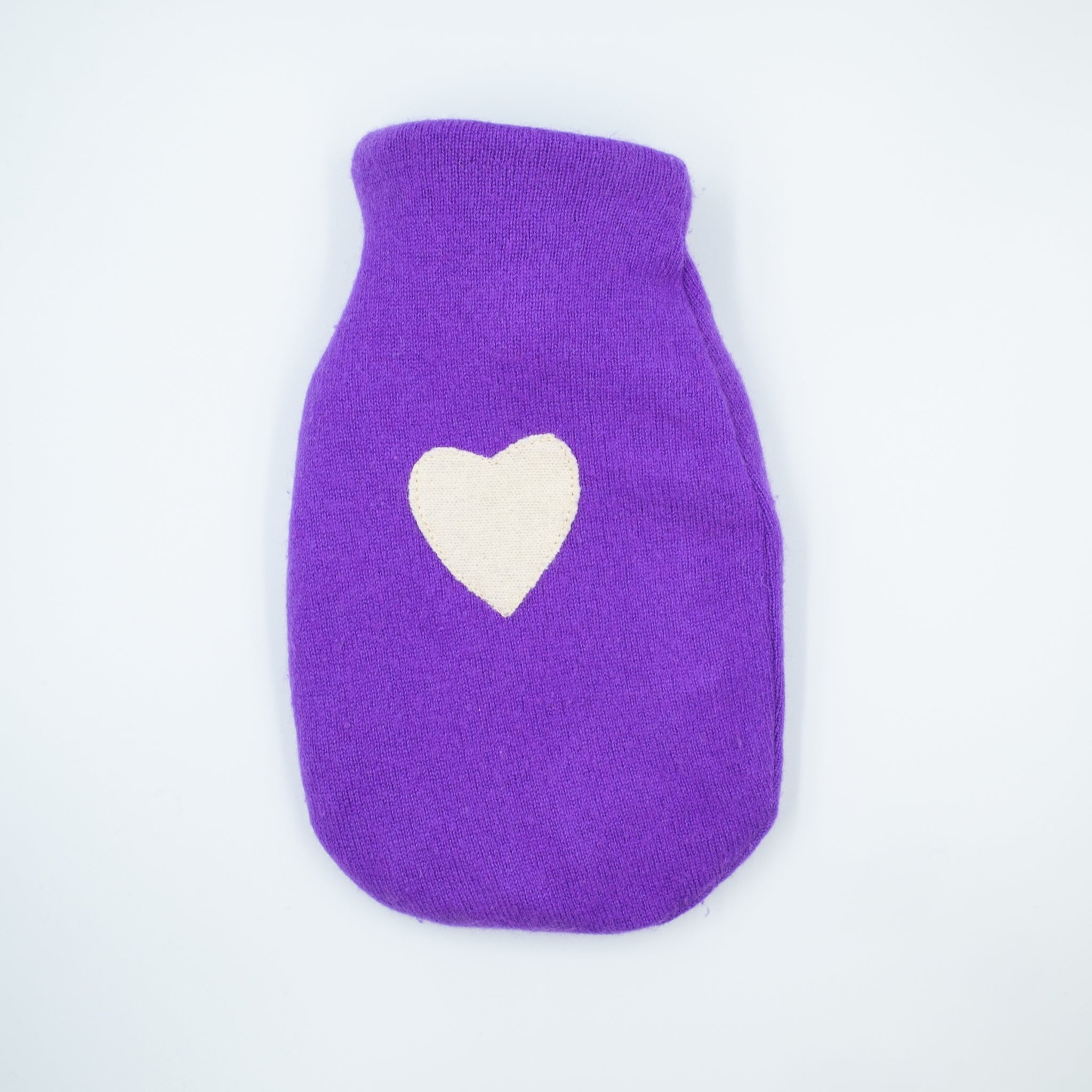 Iris Purple Cashmere Small Hot Water Bottle