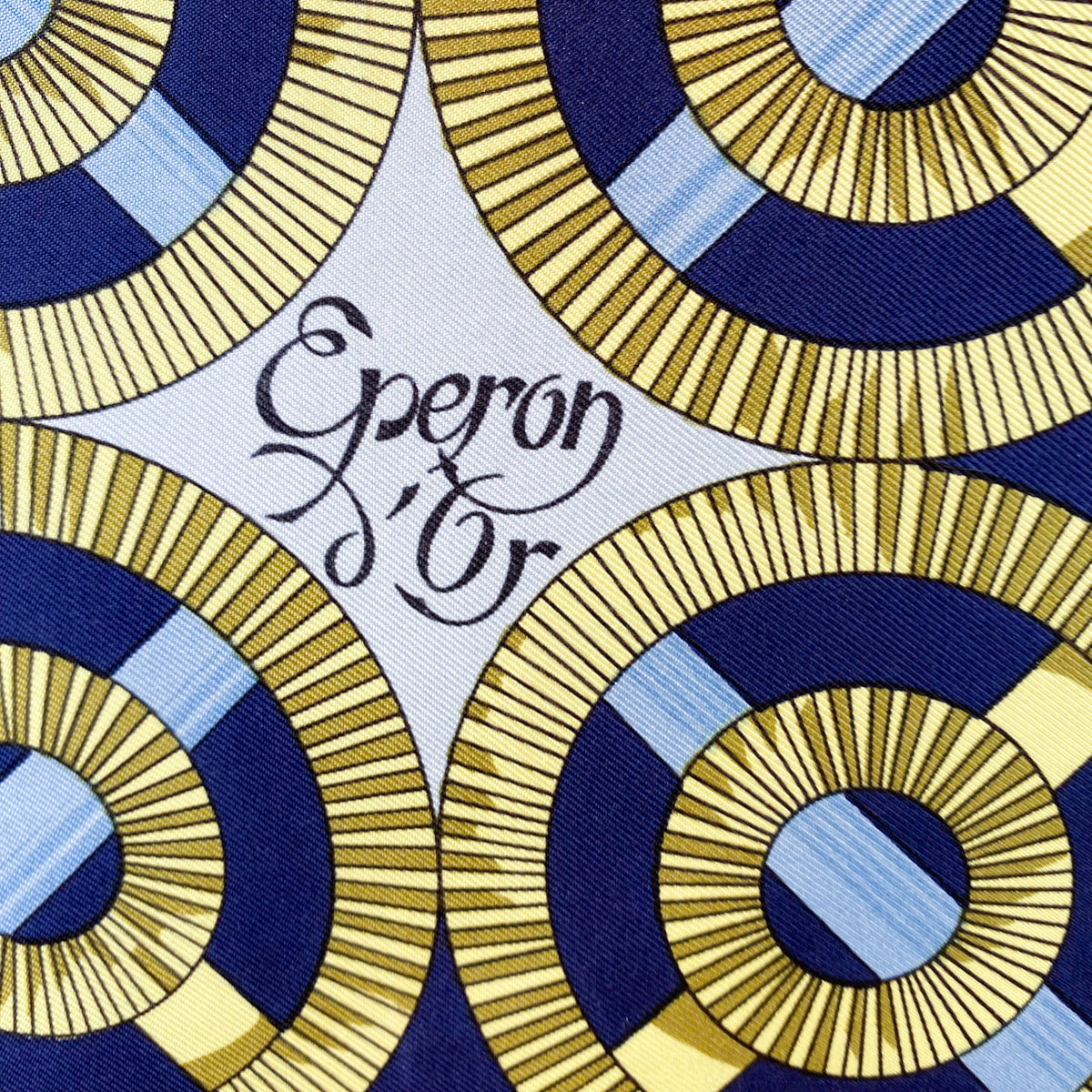 Boxed Hermes Eperon d’Or Vintage Silk Scarf