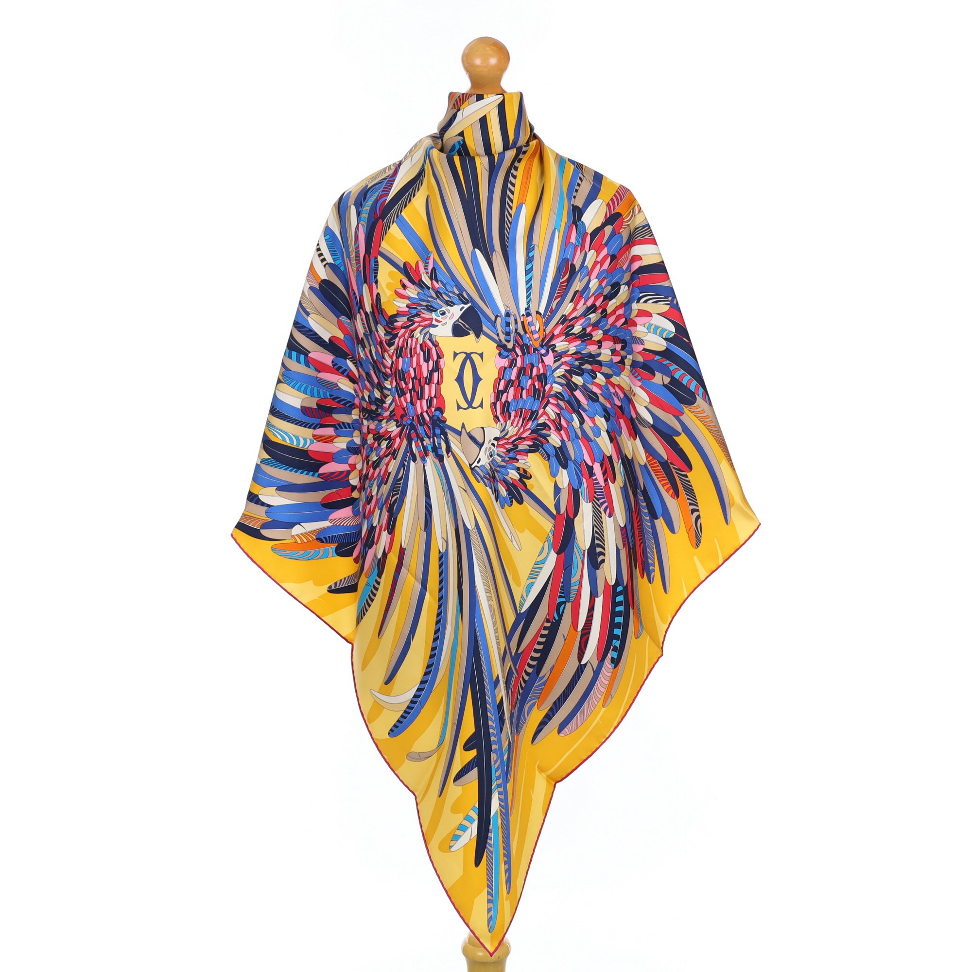 Brand New Cartier Designer Silk Scarf
