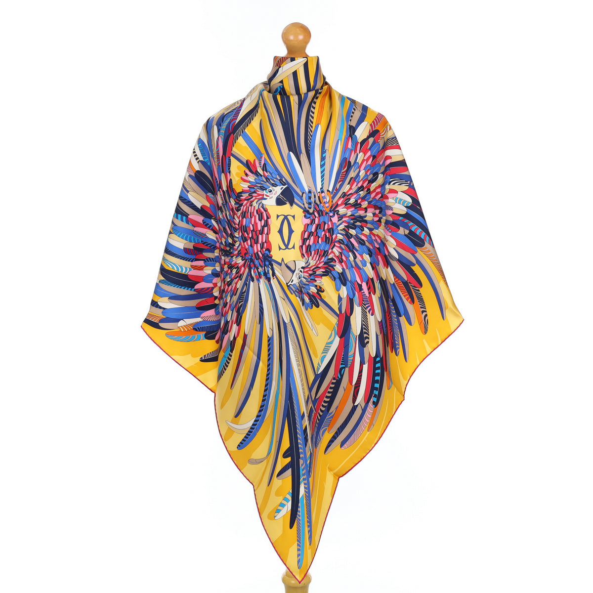 Brand New Cartier Designer Silk Scarf