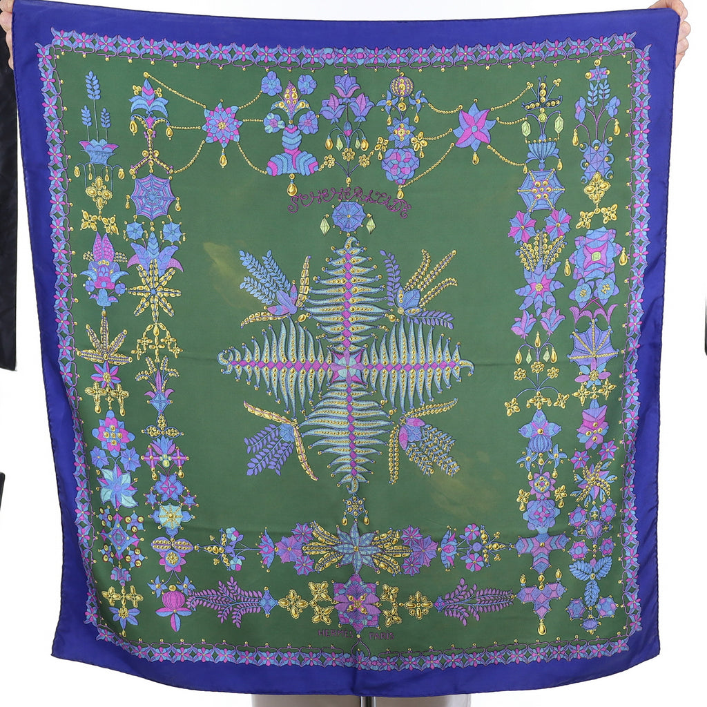 Hermès Schéhérazade Silk Scarf