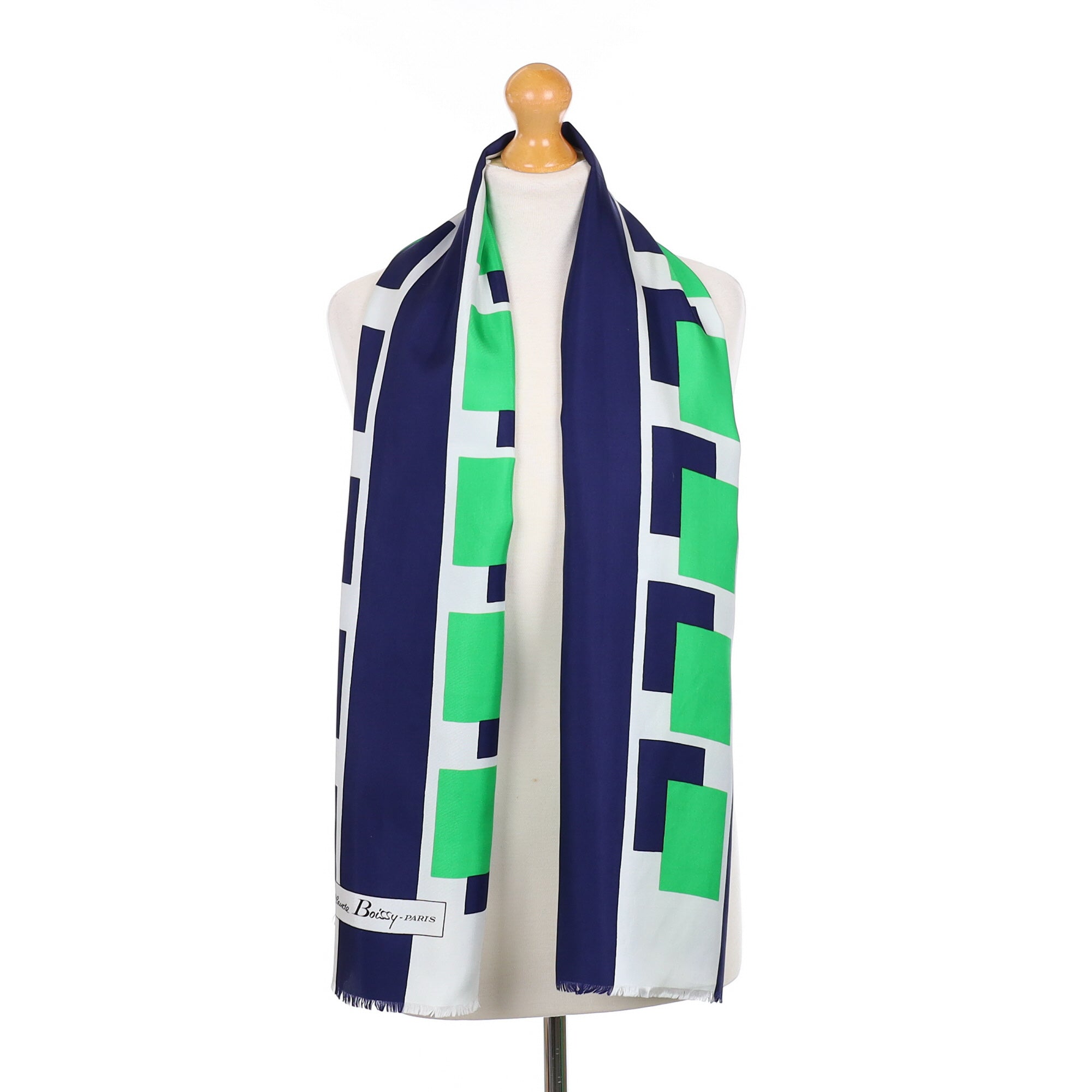 1970’s Claude Boissy Vintage Silk Scarf