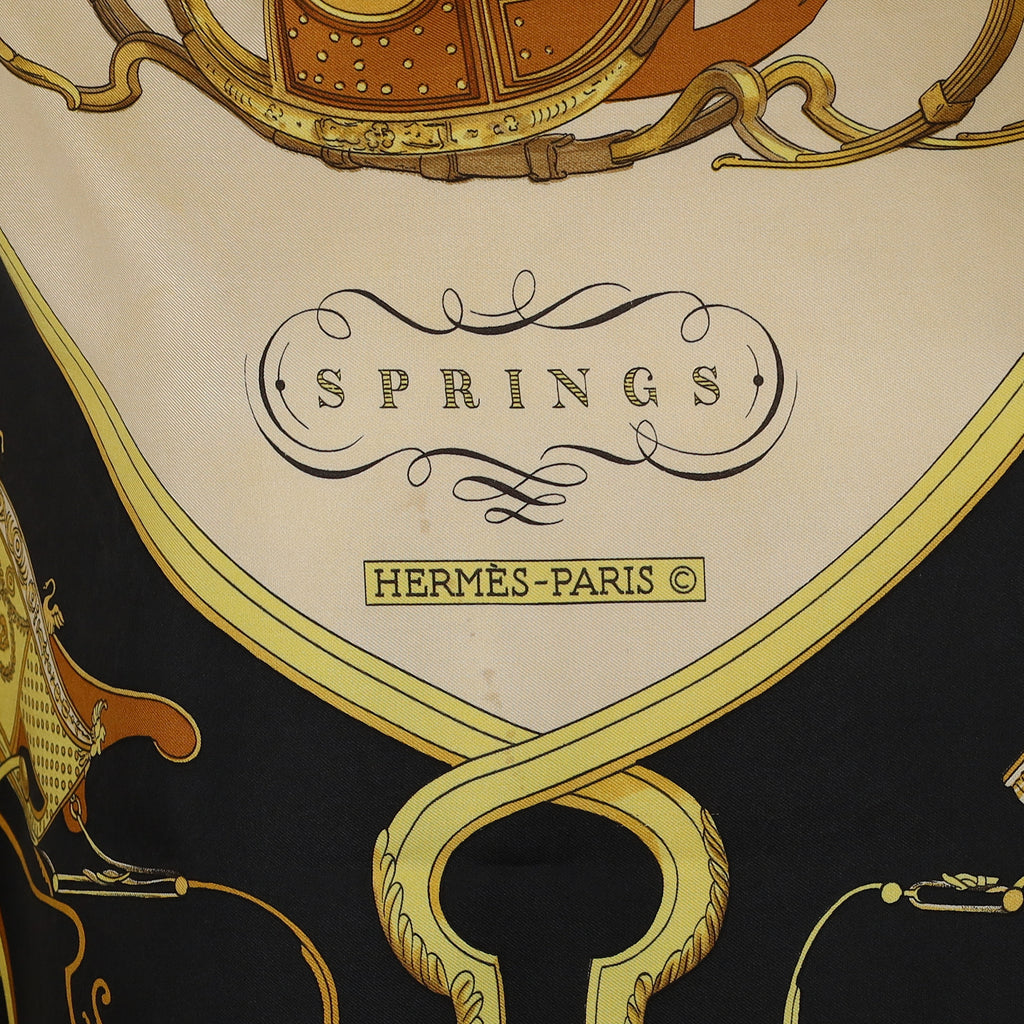 Hermès Springs Silk Scarf