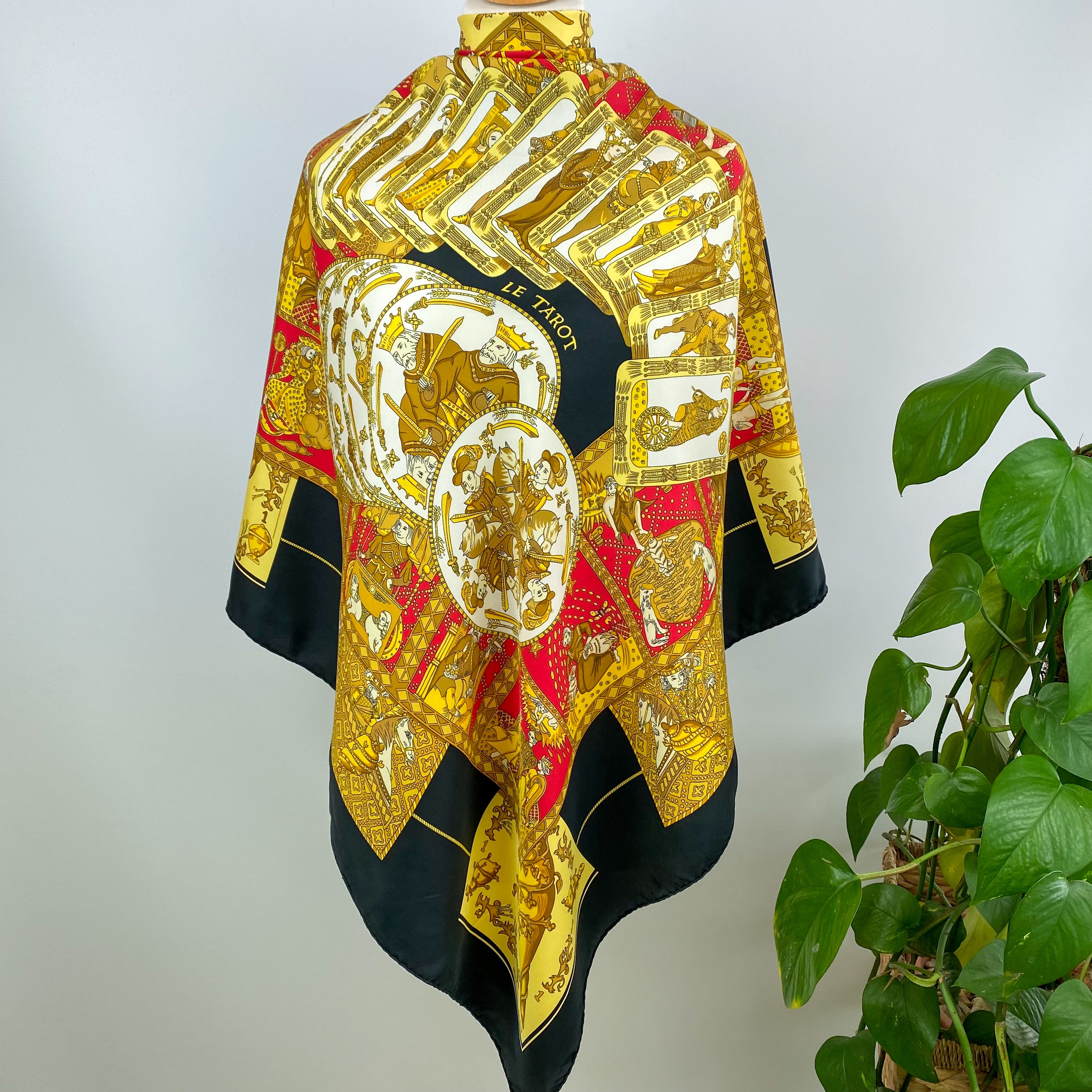 Hermès Le Tarot Designer Silk Scarf