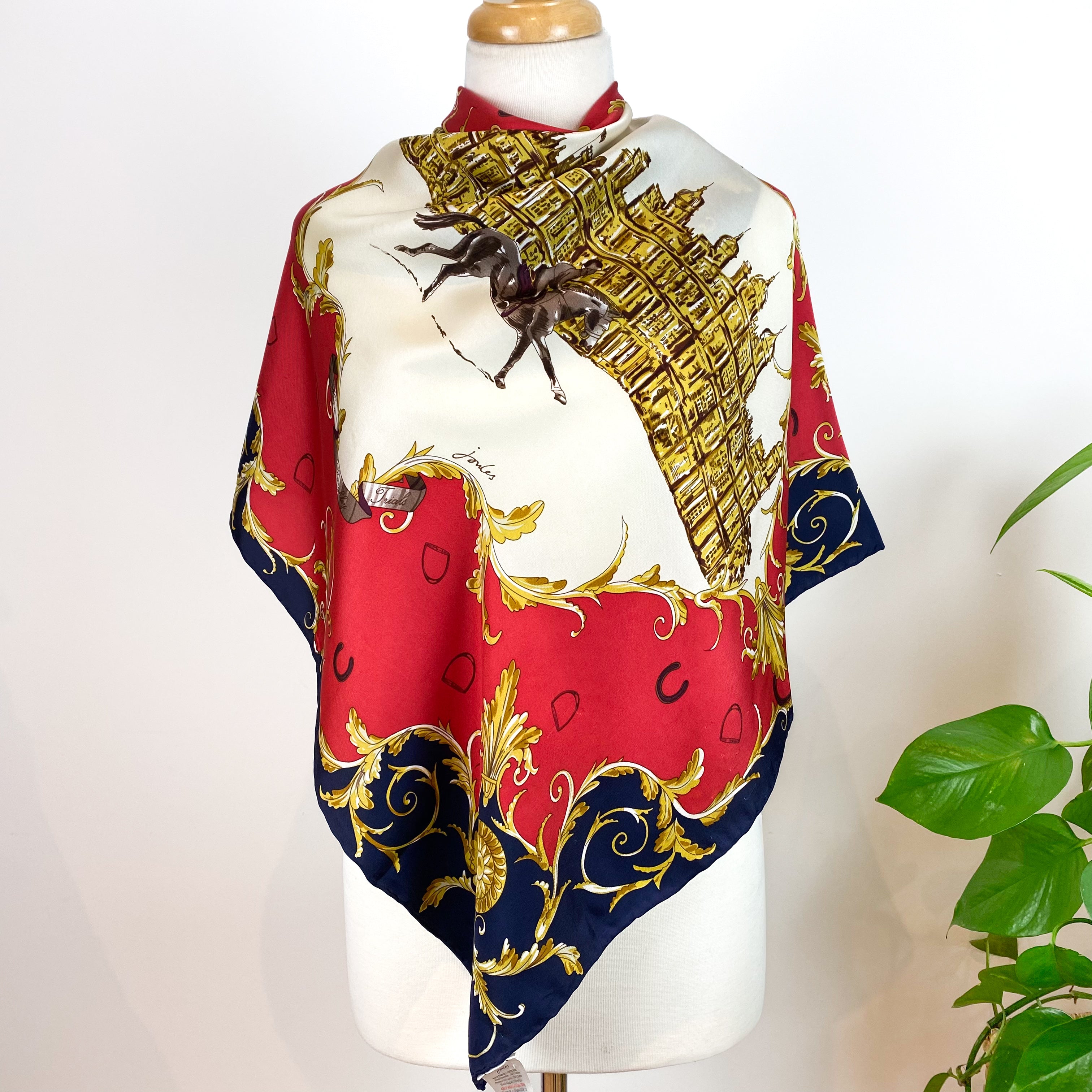 Joules Equestrian Silk Scarf