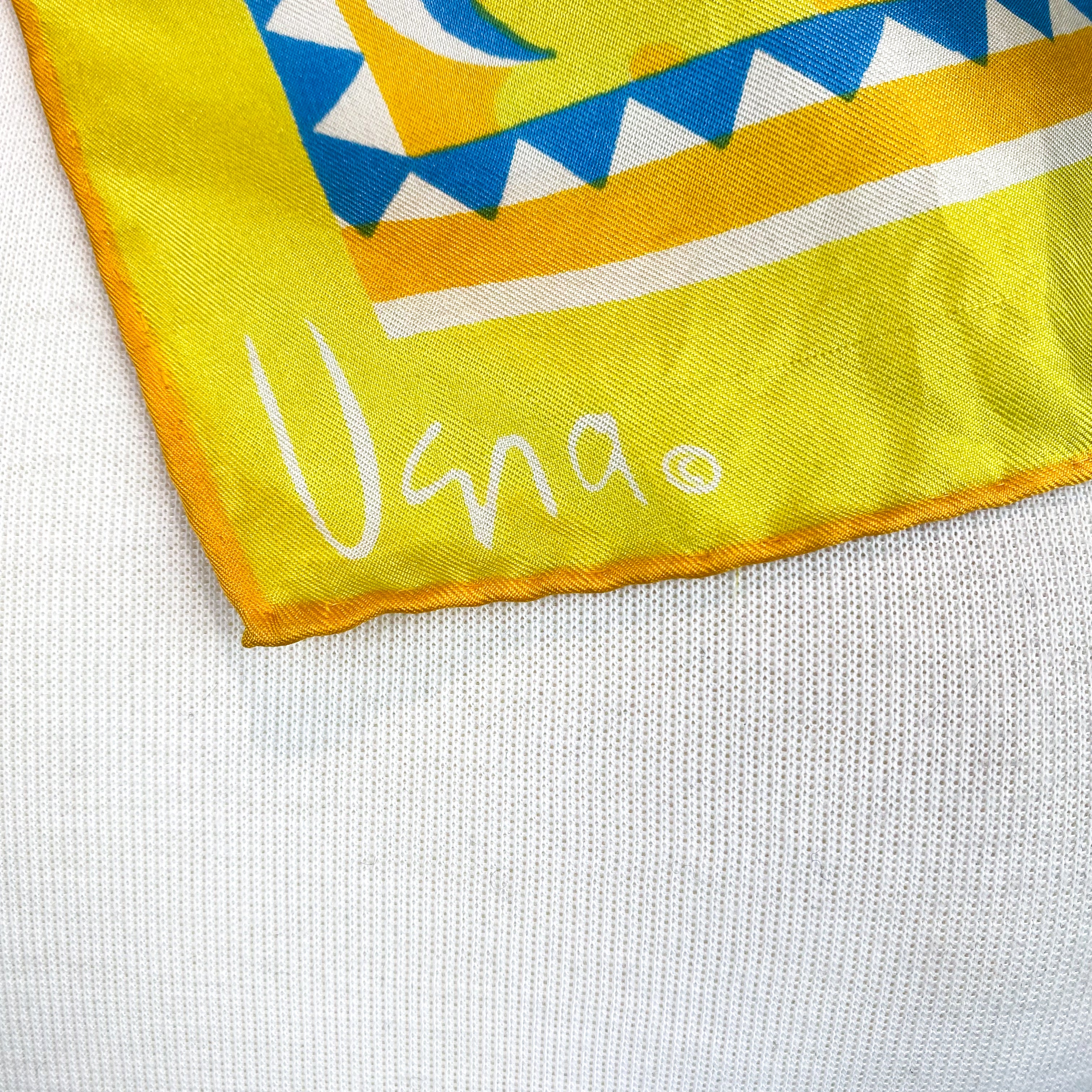 1970s Vera Neumann Vintage Silk Scarf