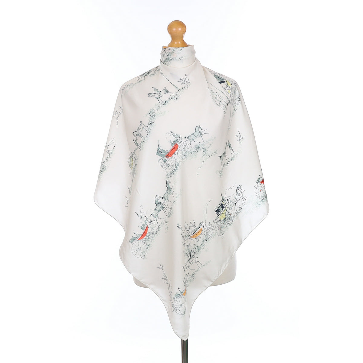 1950’s Equestrian Vintage Silk Scarf