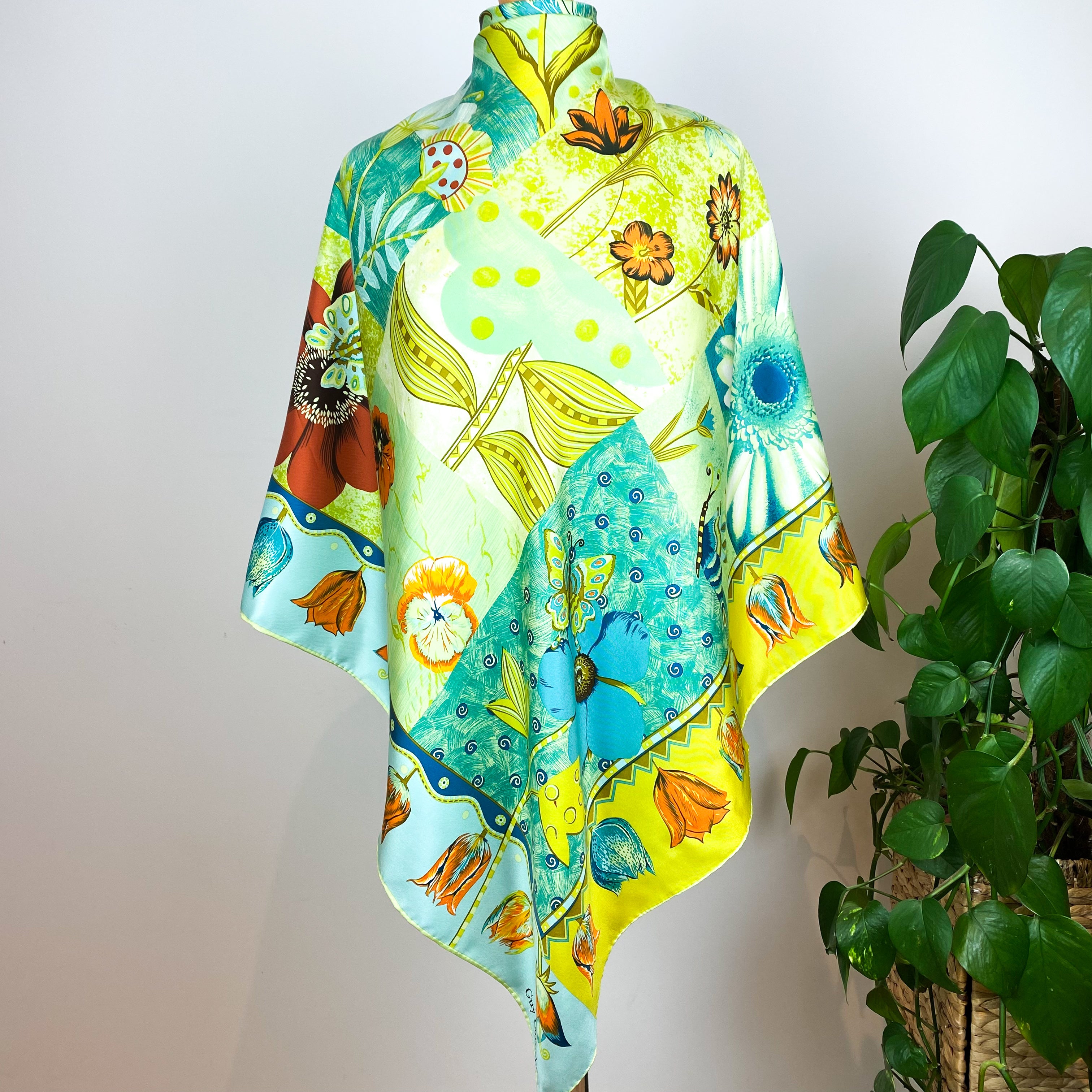 Guy Laroche Vintage Silk Scarf