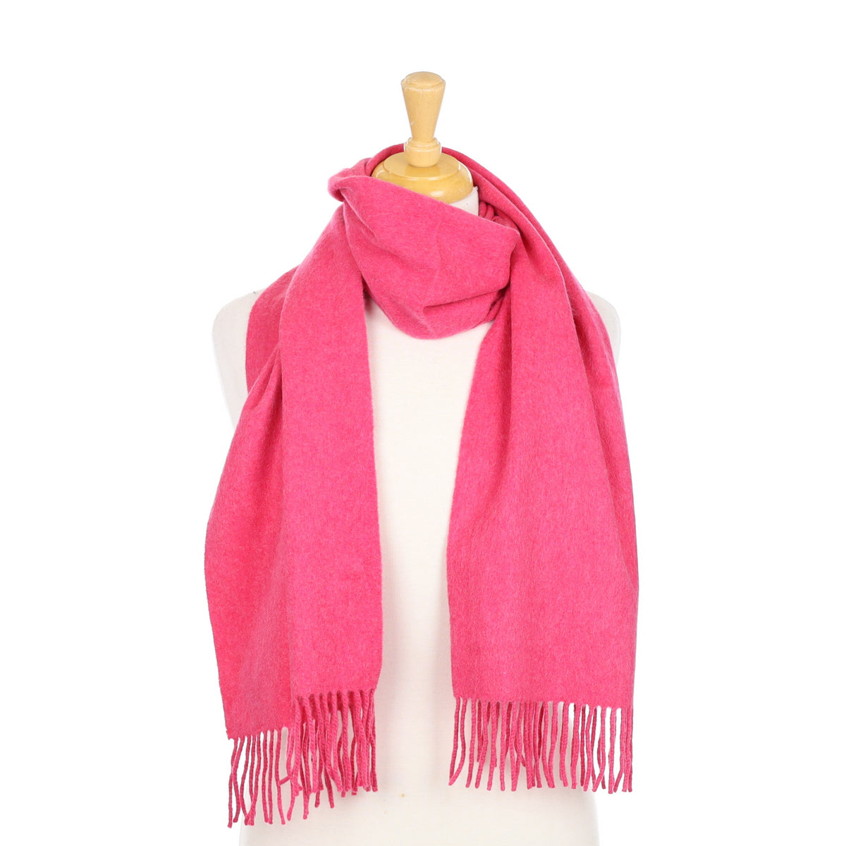 Lupin Pink Eric Bompard Cashmere Woven Scarf